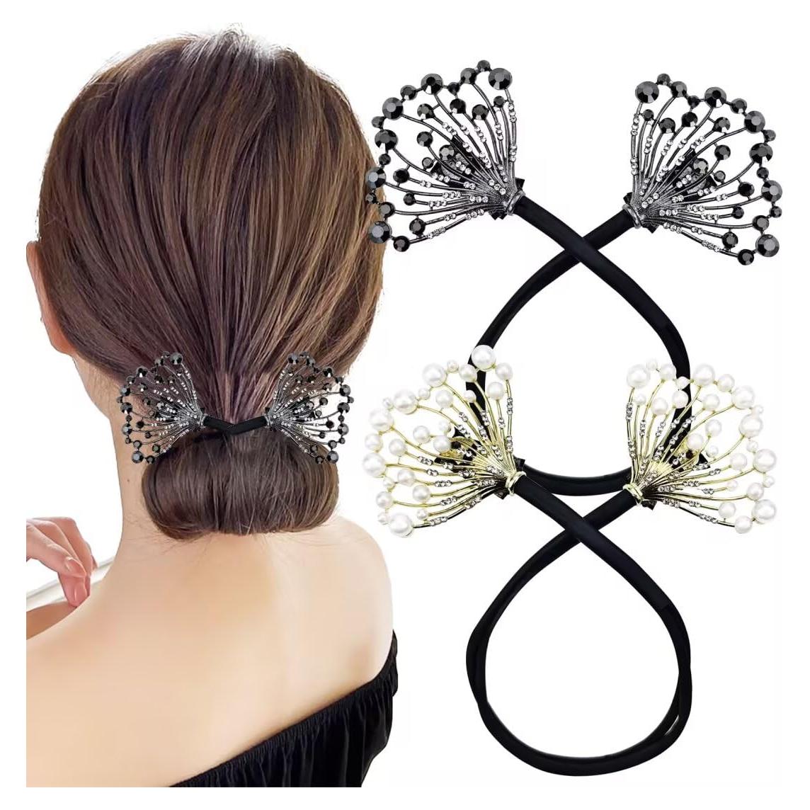 Pack de 2 Rizadores de Cabello Perezoso Arvintas con Perlas