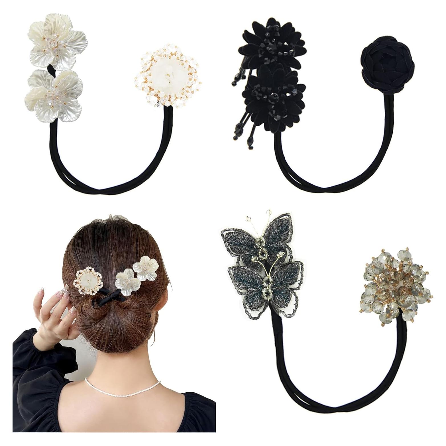 Juego de Accesorios para el Cabello OUGWA - 3 Piezas Estilo 3