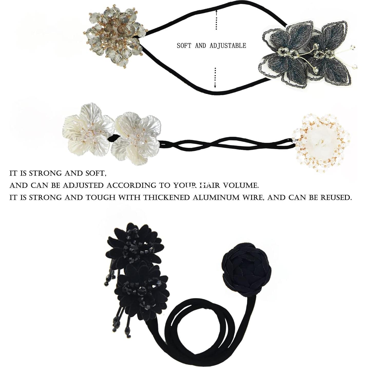 Juego de Accesorios para el Cabello OUGWA - 3 Piezas Estilo 3