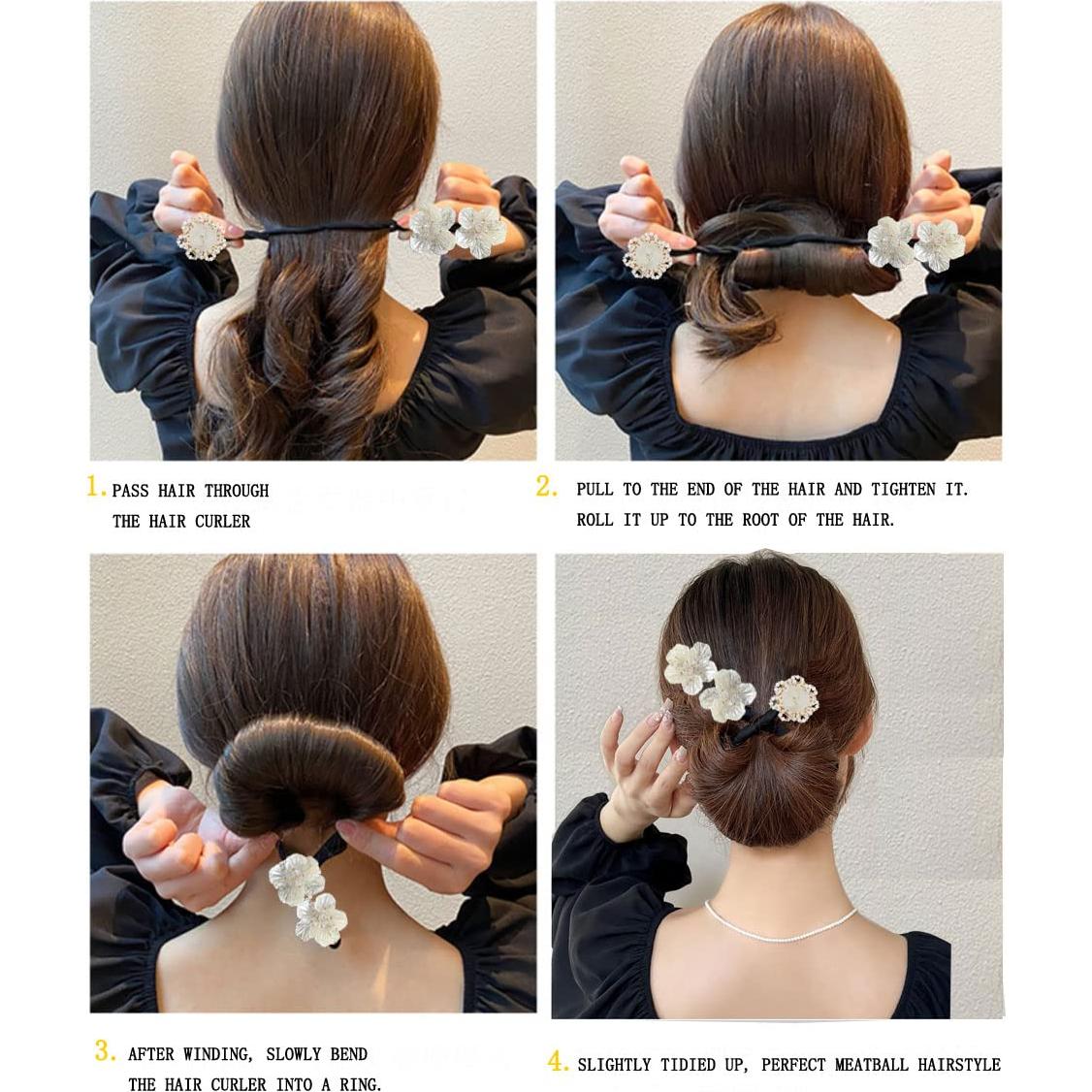 Juego de Accesorios para el Cabello OUGWA - 3 Piezas Estilo 3