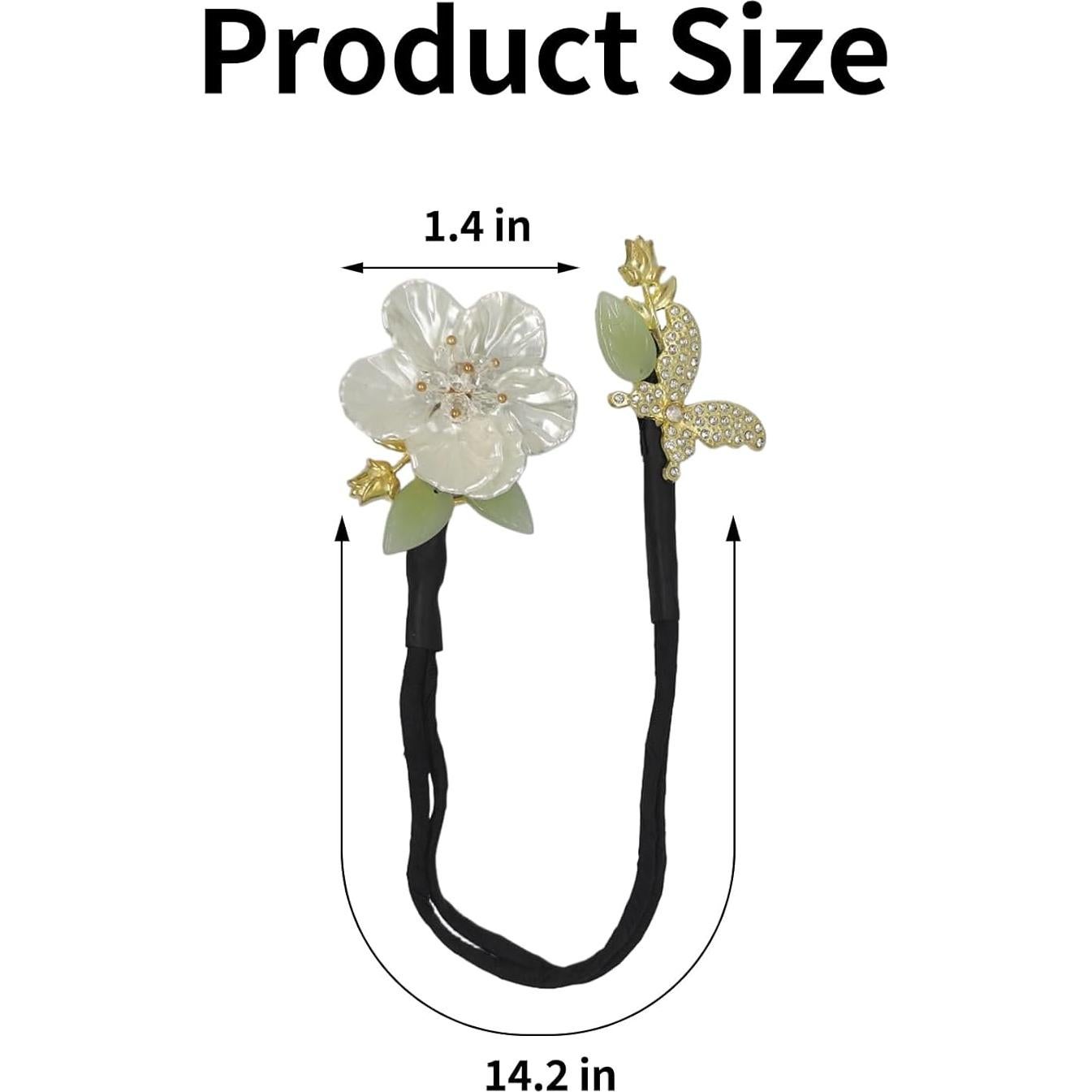 2Pcs Elegant Hair Disk Bun Maker Crystal Roller French Style Lazy Curler Twister Clip for Thin and Long Hair Volumizing Haircuts Accessories Flower Roll Up Gadget for Twist Hairstyles