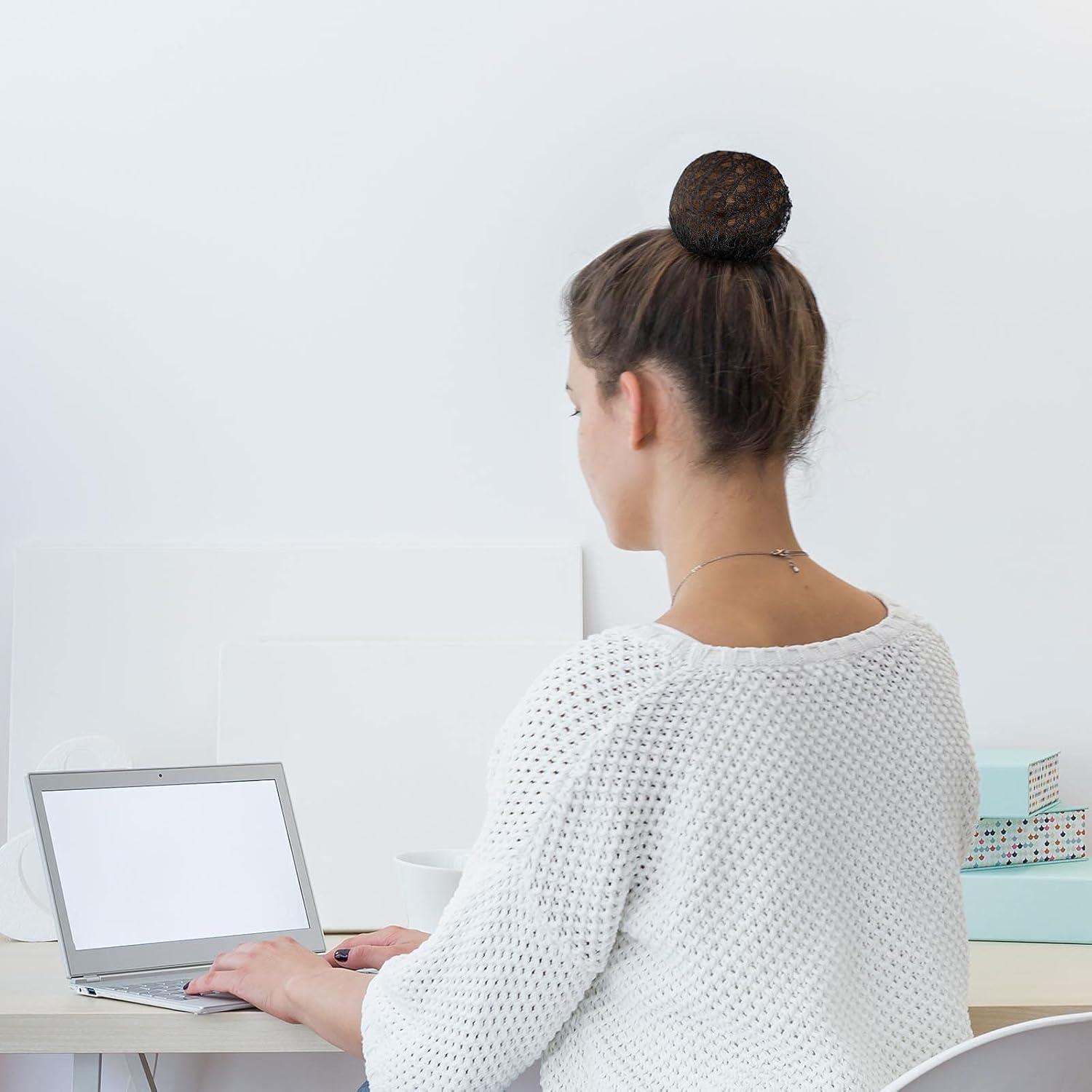 Redes de Cabello de Ballet Waydress 8 Pcs Estilo Natural