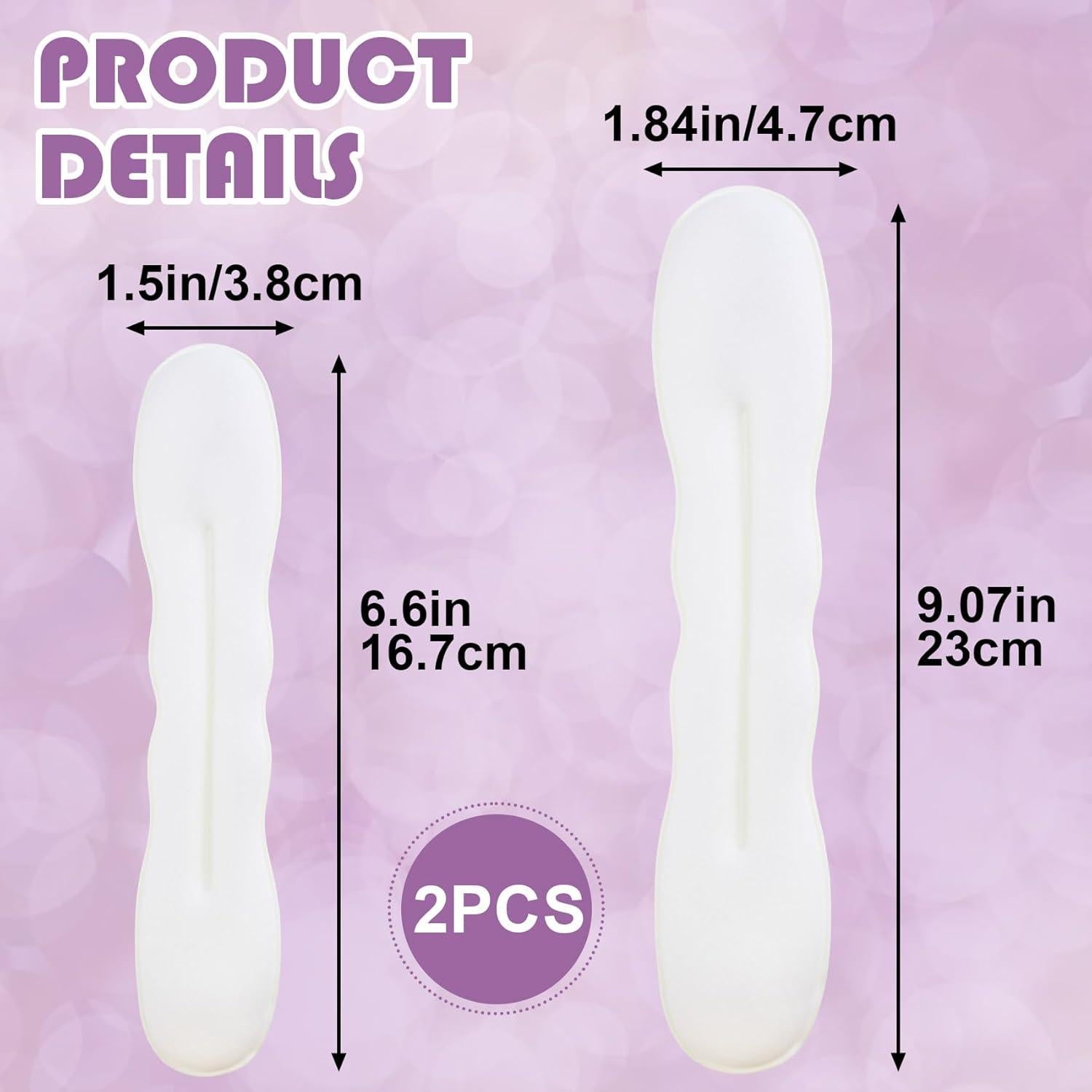 Hacedor de Moño para Cabello VARMDUKKE 2 Piezas Blanco