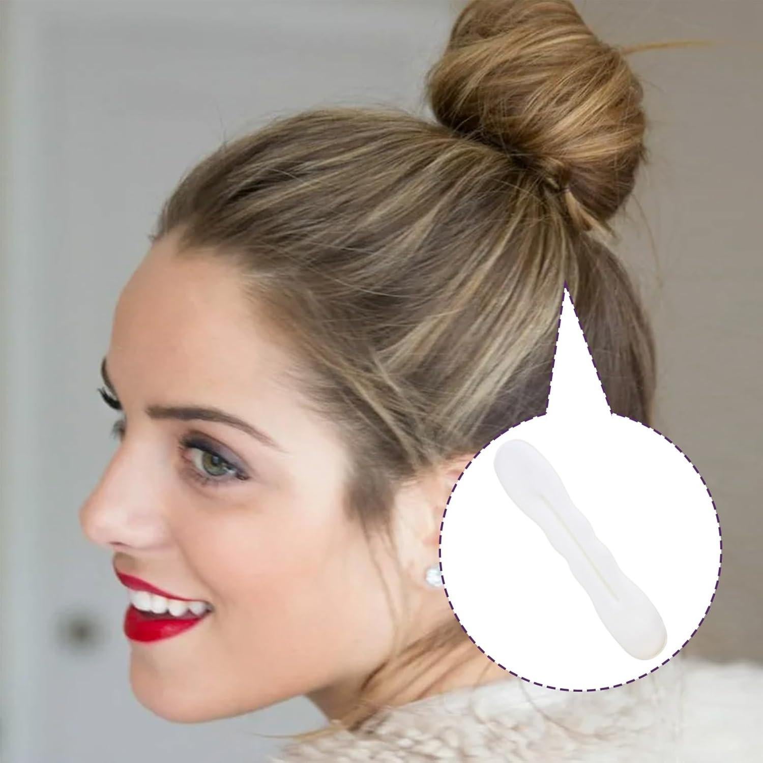 Hacedor de Moño para Cabello VARMDUKKE 2 Piezas Blanco