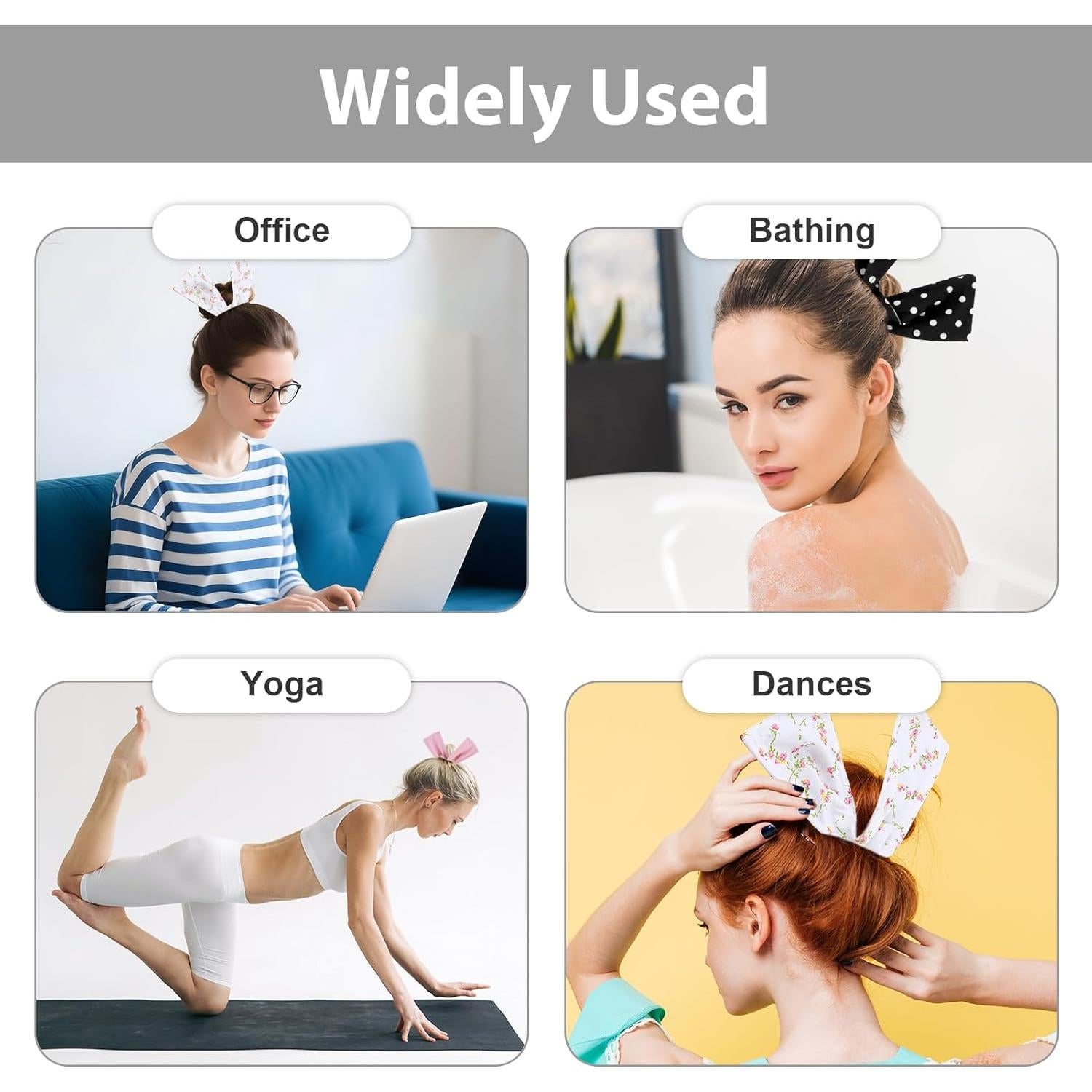 Fabricante de moño SyhirNmly - Set de 5 moños de cabello