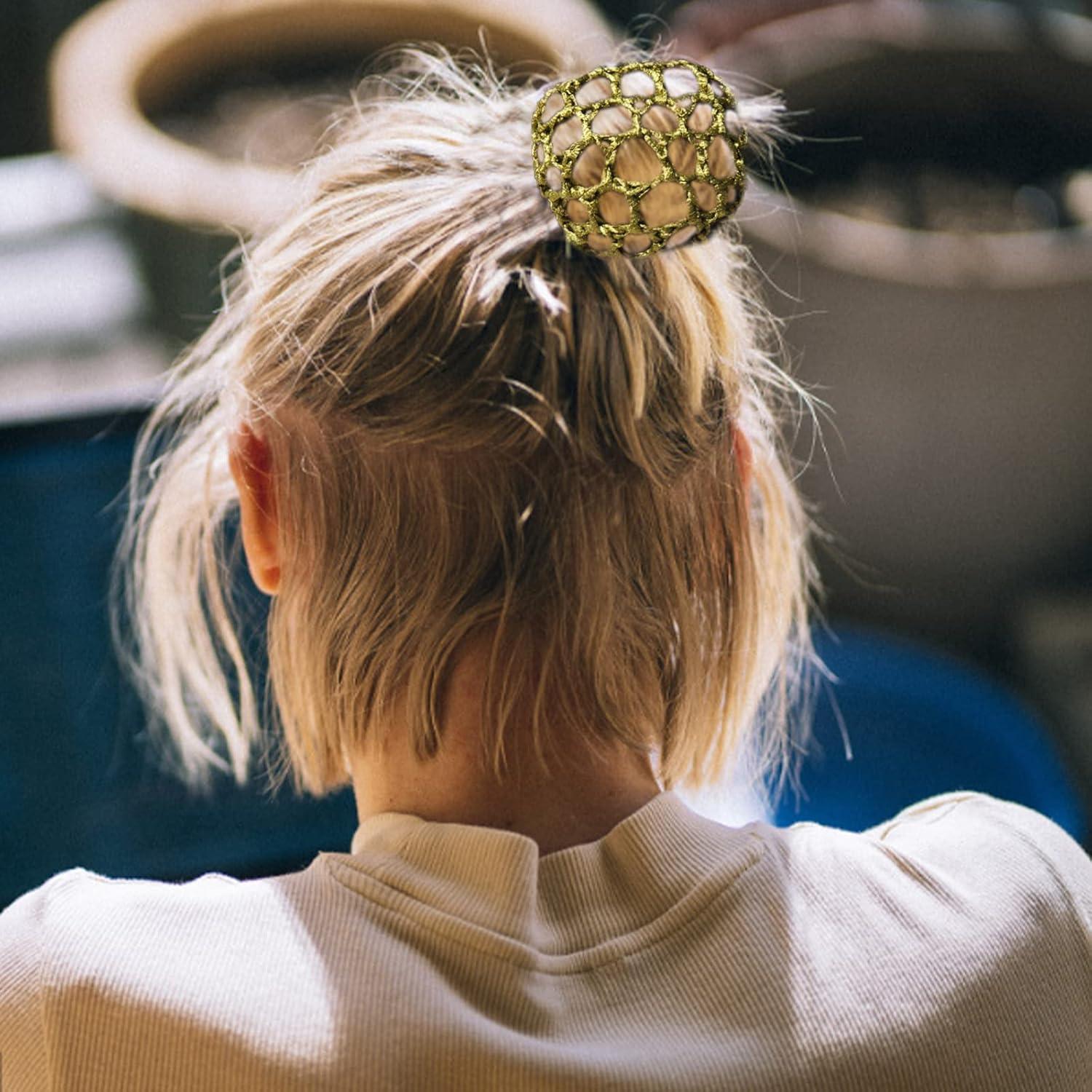 12 Redes de Moño para Cabello LFOUVRE - Accesorios de Danza