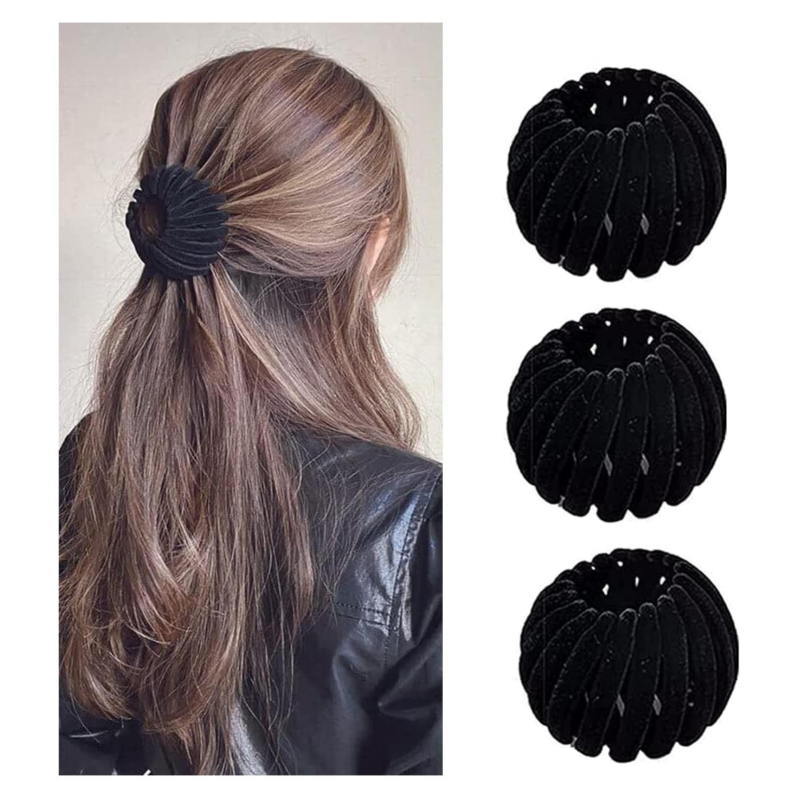 3 Clips Mágicos para Cabello en Nido de Pájaro Lakoiwo