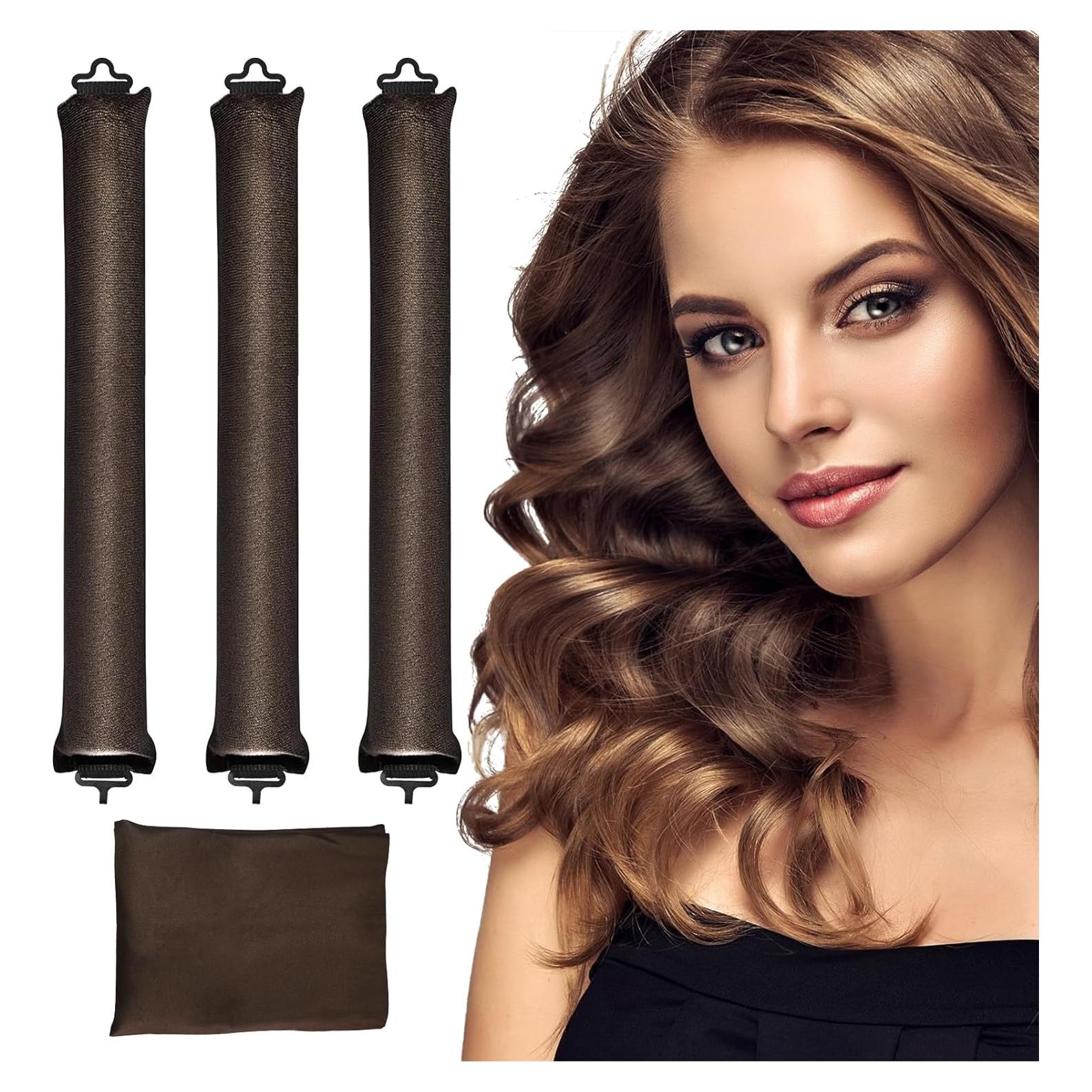 Juego de Rizador de Cabello Sin Calor Yayabb 4 Piezas