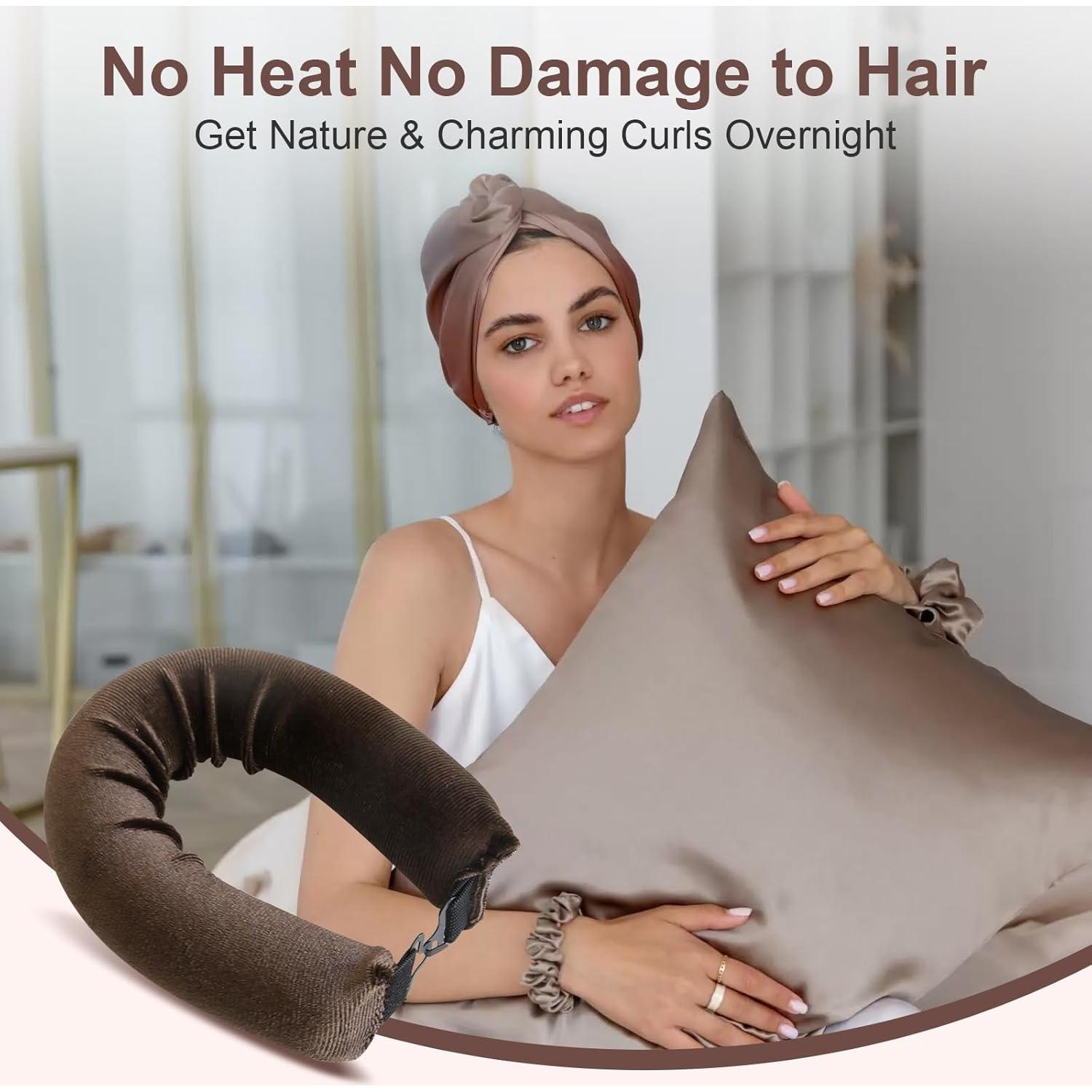 Juego de Rizador de Cabello Sin Calor Yayabb 4 Piezas