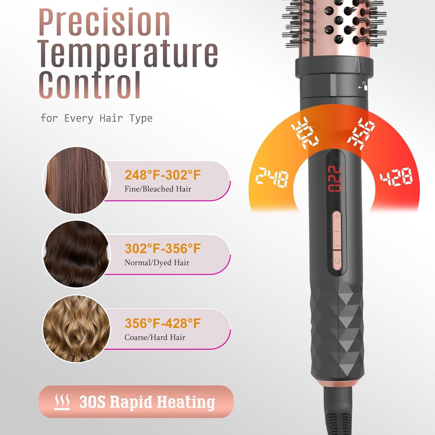 Juego Rizador 4 en 1 GloCurlX - Calentamiento Rápido, Cerámica