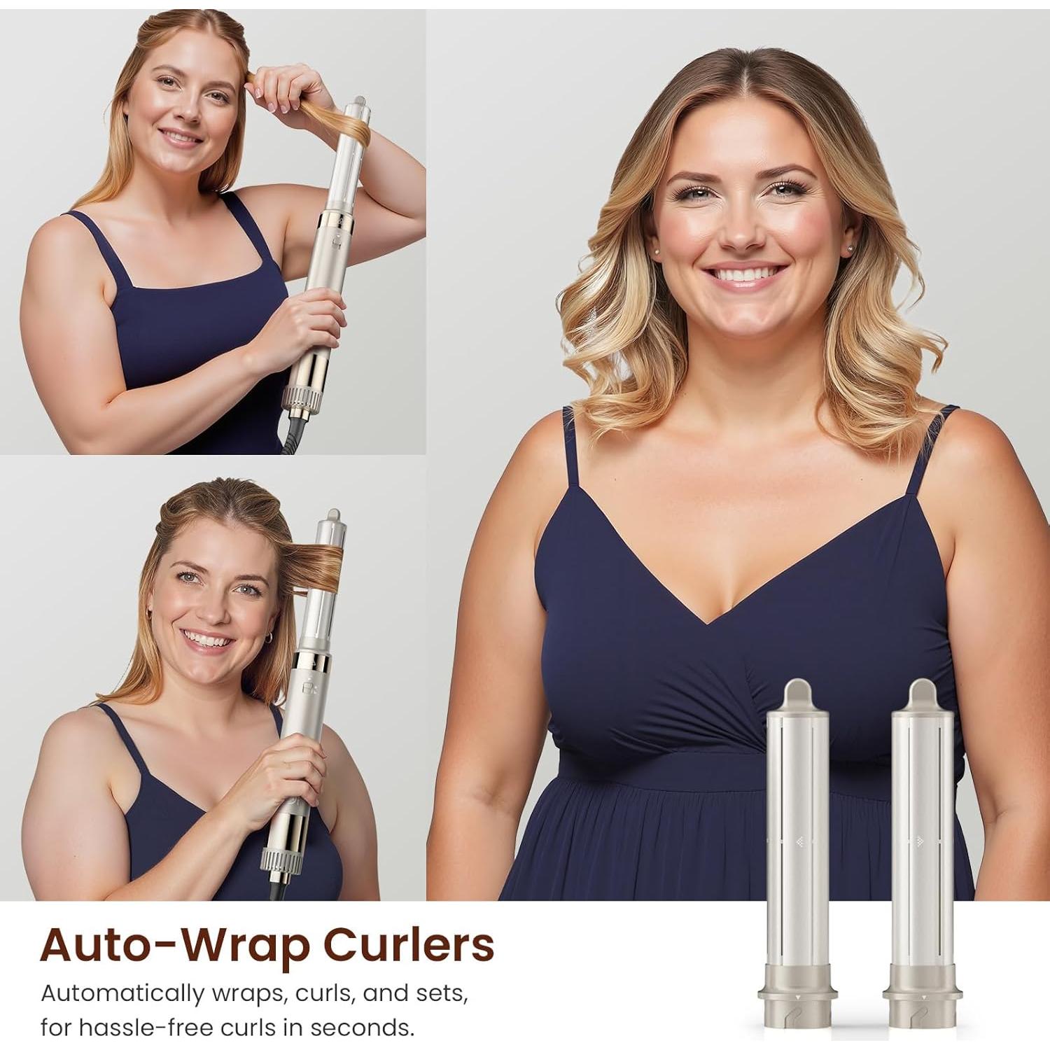 Estilizador de Aire Caliente 5 en 1 MESCOMB F16 - Secador y Rizador