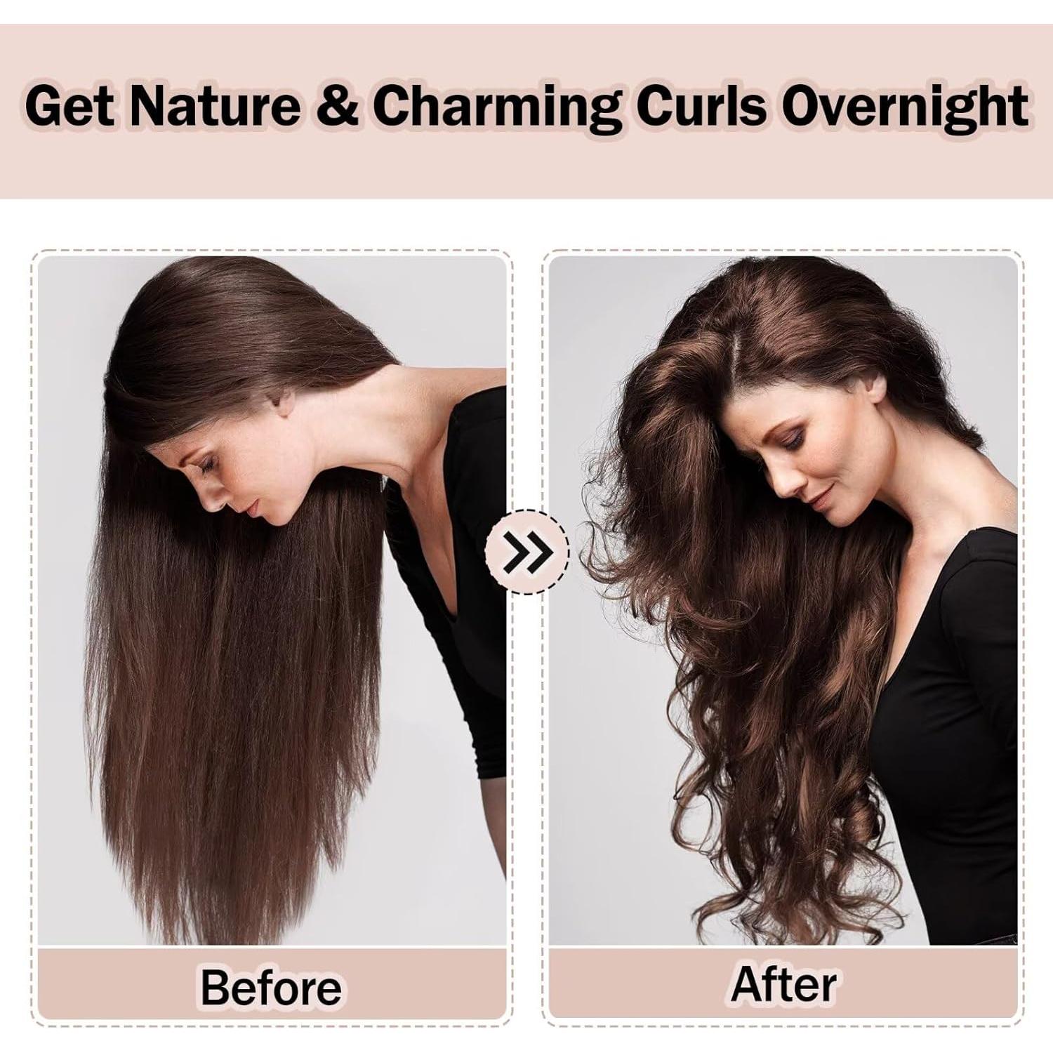 Rizador de Cabello Sin Calor Seritant Leopardo - Juego Completo