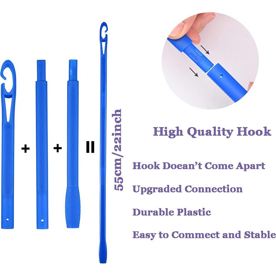 Kit 40 Rulos de Pelo Sin Calor Kufun 55cm para Rizos Perfectos