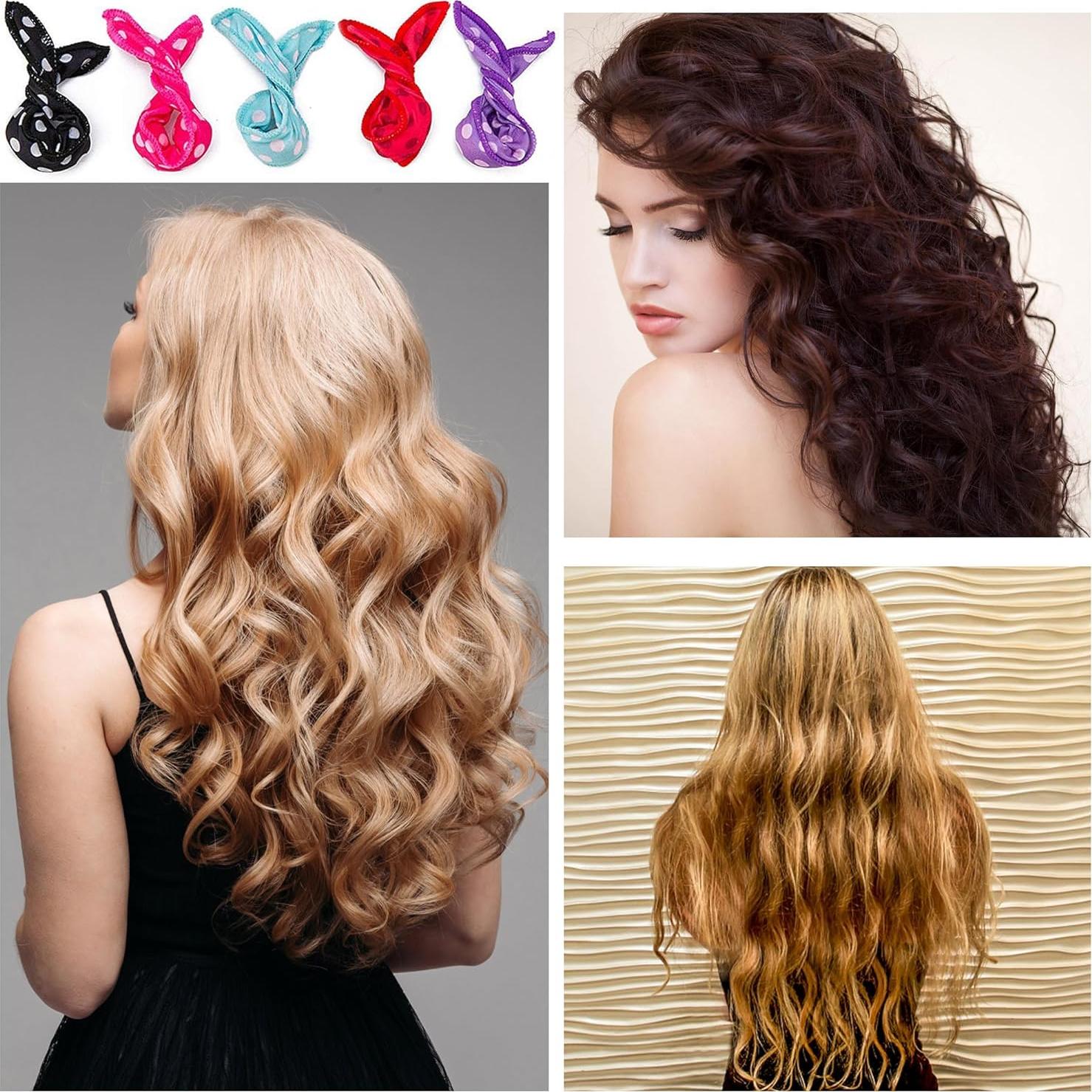 30 Rulos de Pelo Espuma Suave Peony Man con Bolsa de Almacenamiento