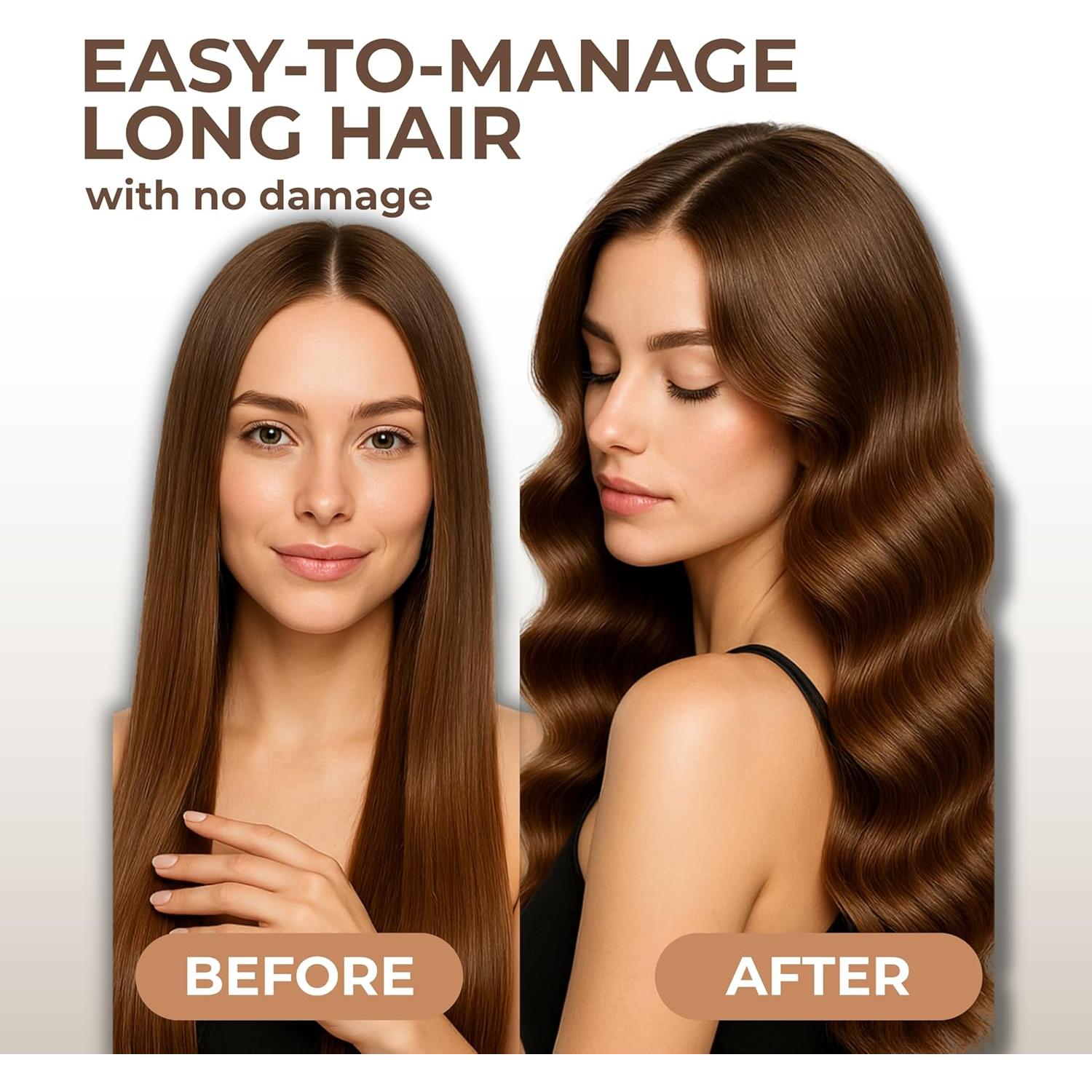 Rizadores Sin Calor BBL - Set de 4 Varillas de Espuma Suave