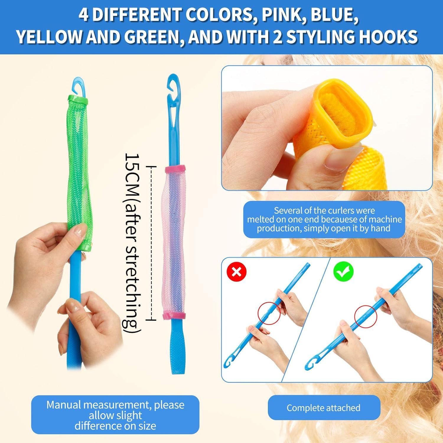 Kit de Rulos Sin Calor WILLBOND 28 Piezas 15 cm Color Variado