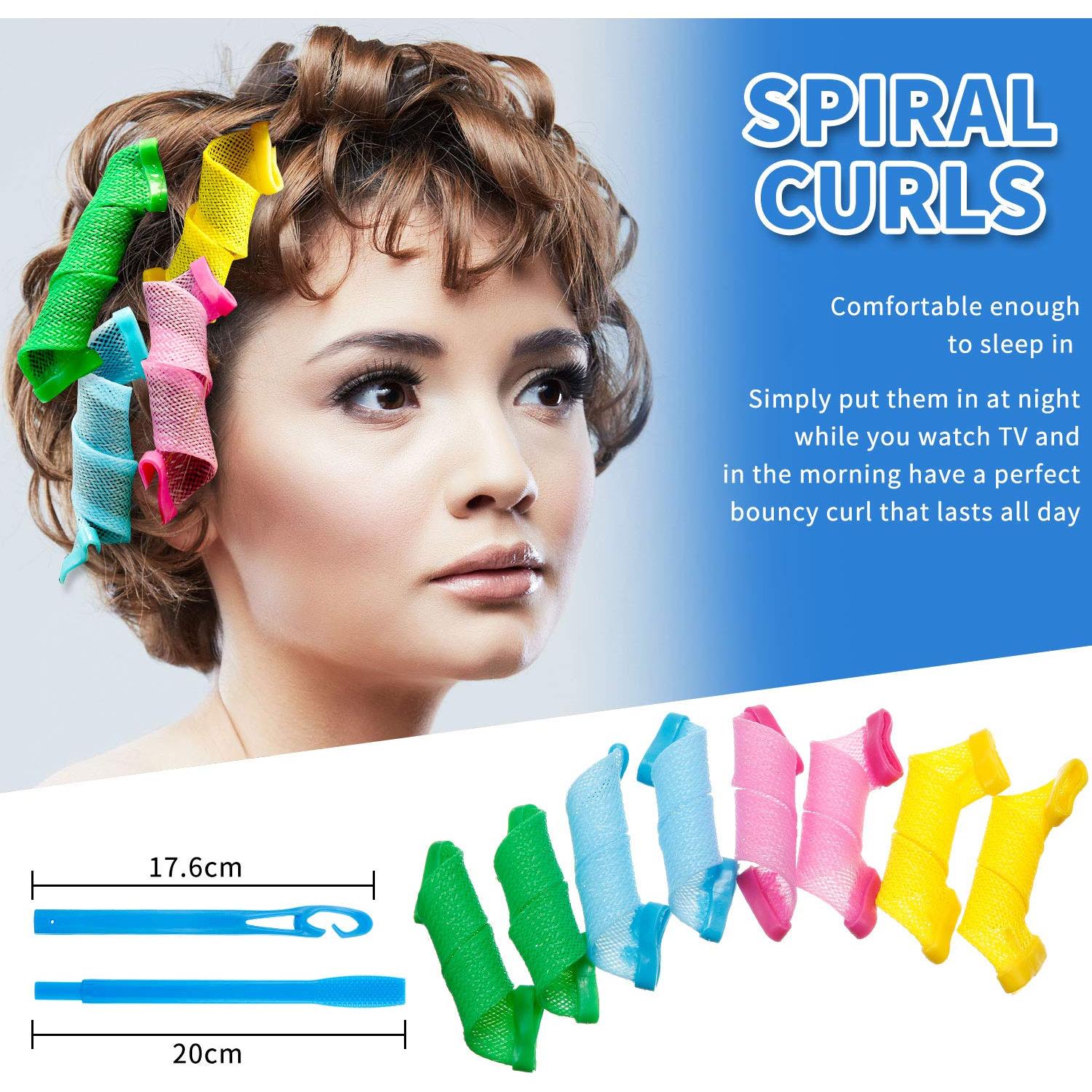 Kit de Rulos Sin Calor WILLBOND 28 Piezas 15 cm Color Variado