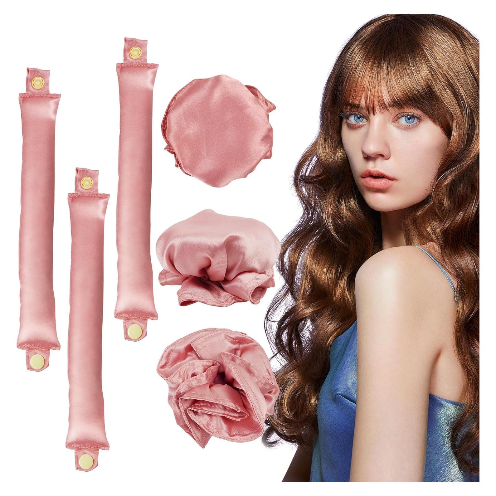 Juego de Rizador de Cabello Sin Calor RYTABEE - 6 Piezas