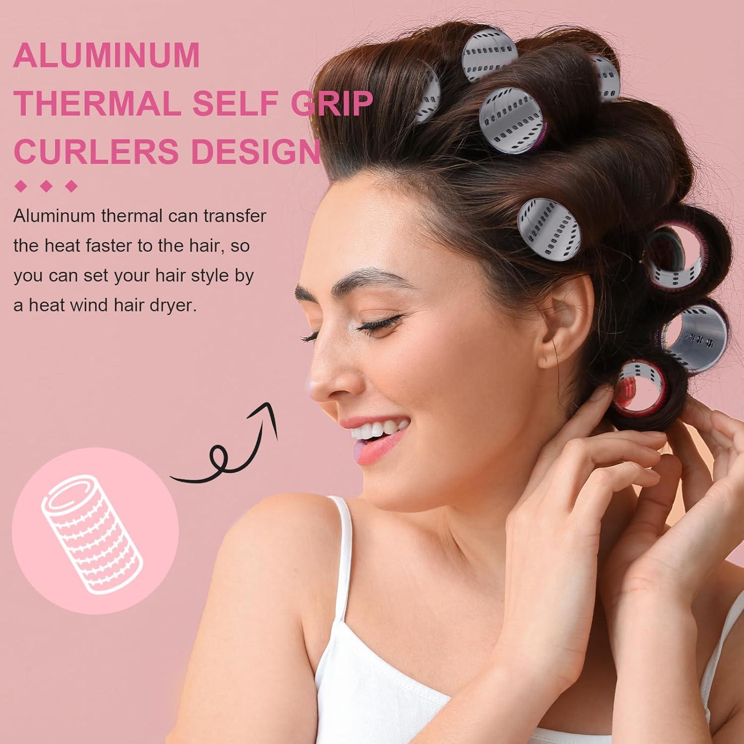 Juego de 37 Rulos Térmicos de Aluminio WILLBOND 3 Tamaños