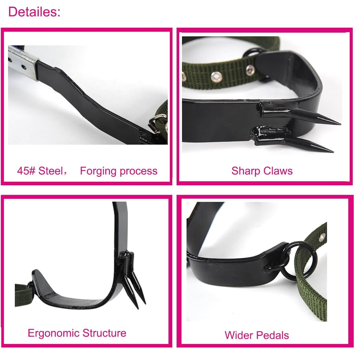 Picos para Escalar Árboles Rohseson LTCS-004B Ajustables