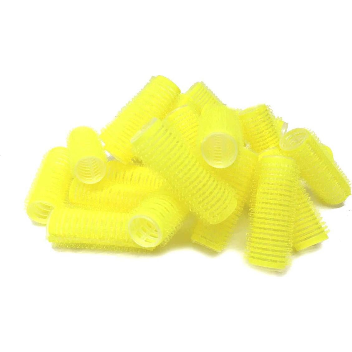 Juego de 24 Rulos de Pelo Pequeños Autoadhesivos Pro Salon 20mm