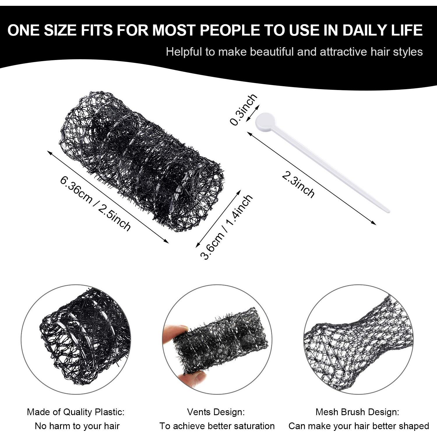 Rodillos para Rizar Cabello Willbond 20 Piezas Malla 6.35cm