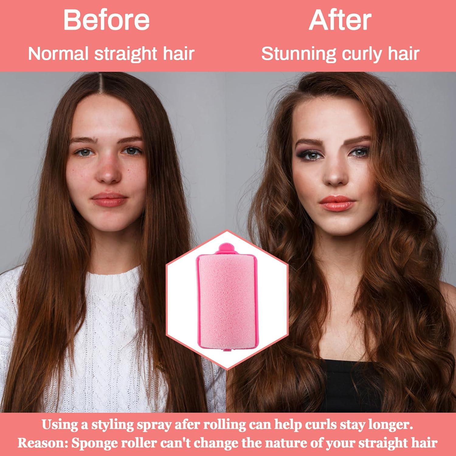 Rulos de Espuma MAQIHAN 24 Piezas 4.8 cm para Cabello