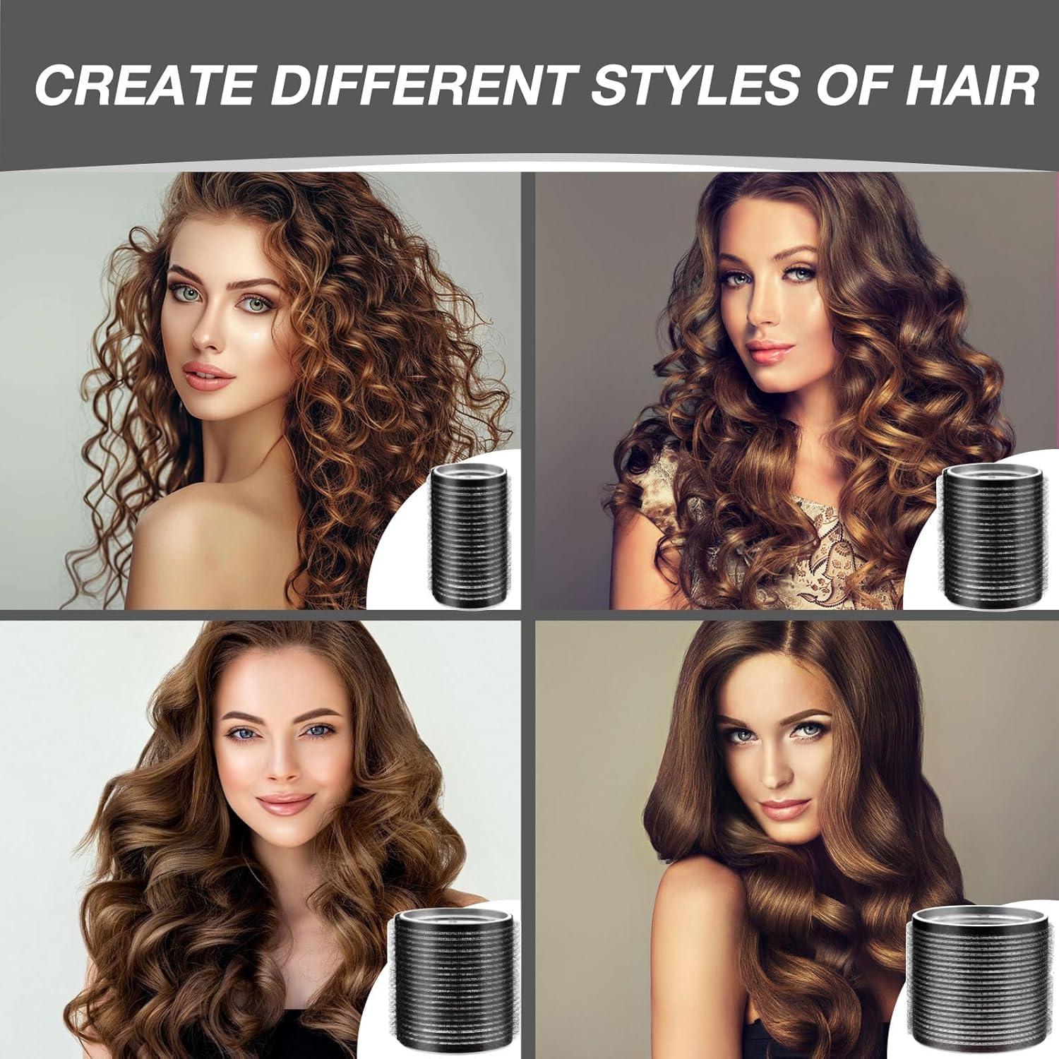 Set de 66 Rulos para el Cabello JZko con 40 Clips y Peine