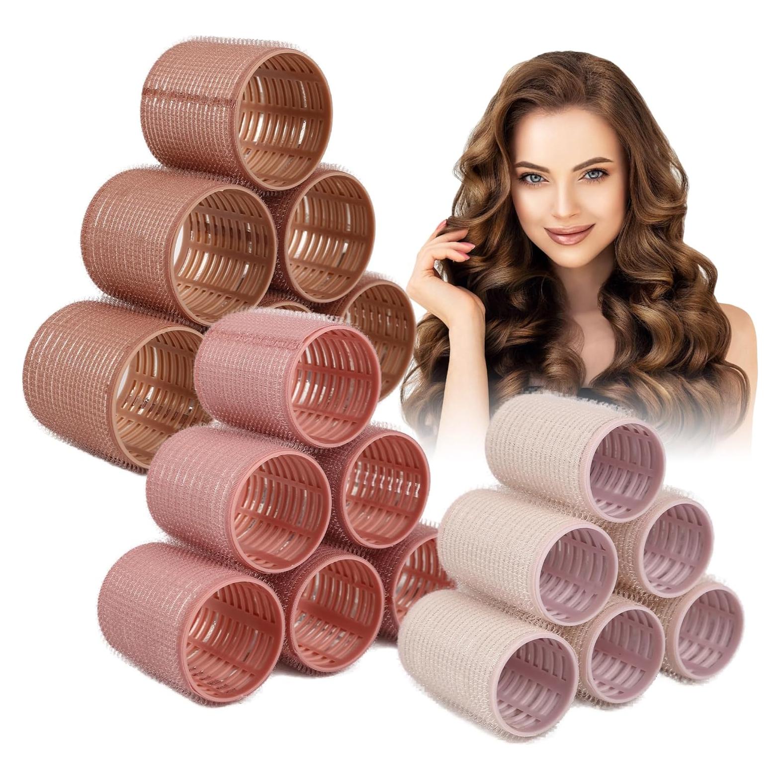 Set de Rodillos de Pelo Térmicos xnicx 18pcs Cerámica 60mm 48mm 36mm