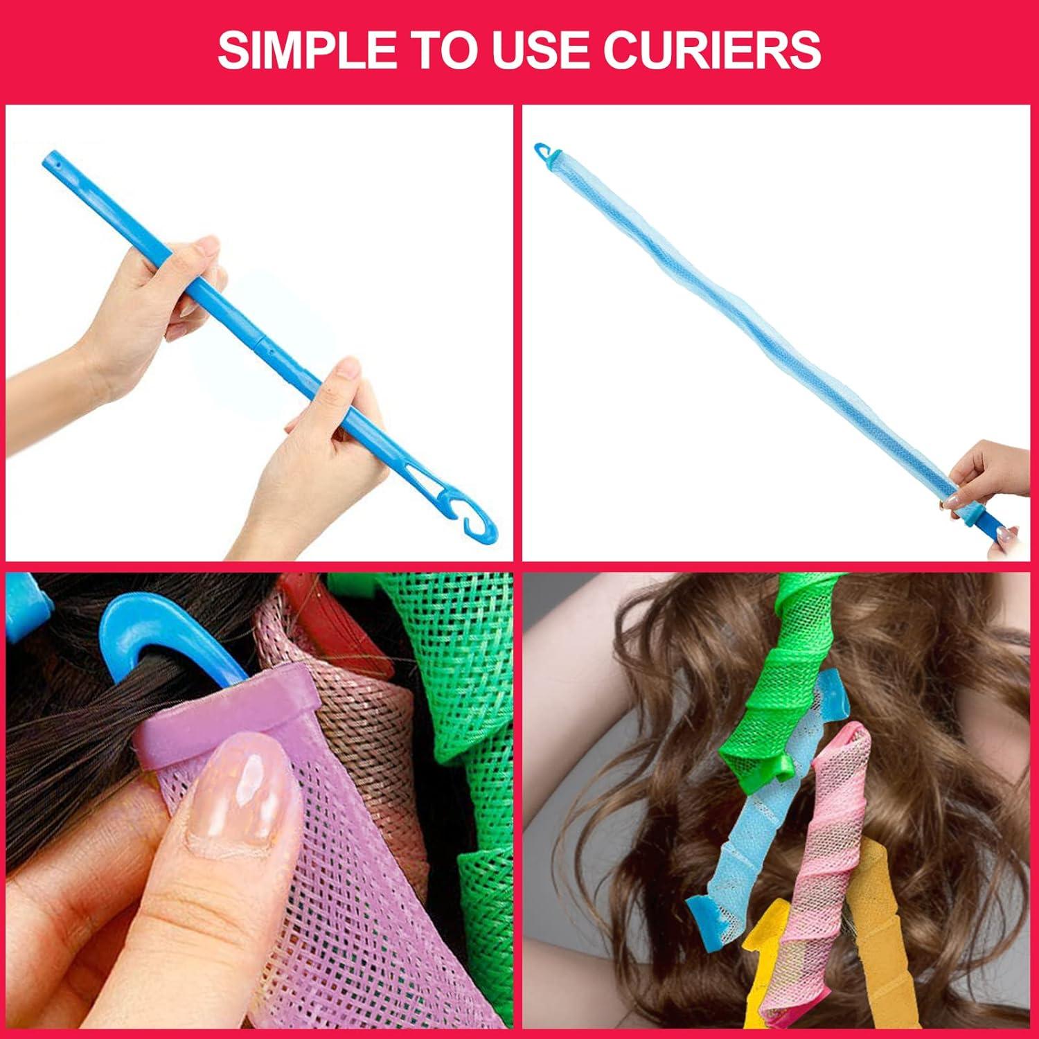 31 Piezas Rulos para Cabello Sin Calor - Kit Estilo Rizos