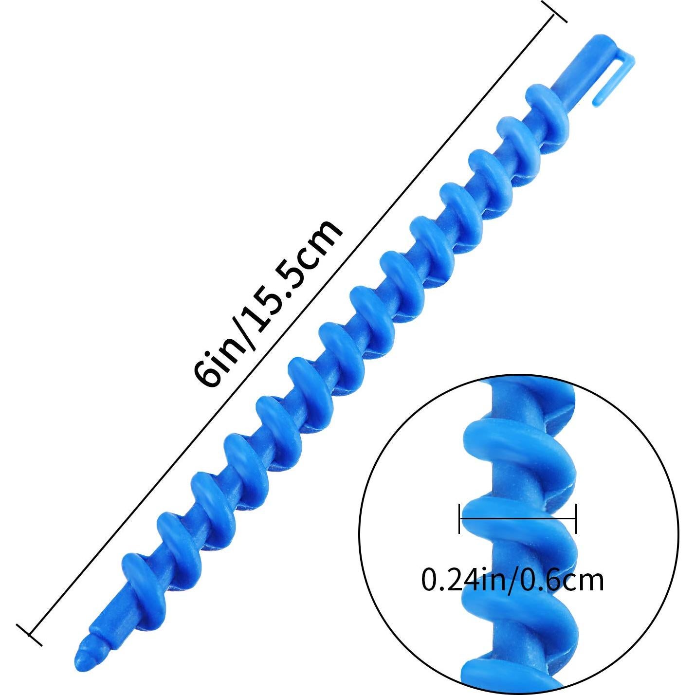 Varillas de Permutación Espiral WILLBOND 100 Pcs para Rizos