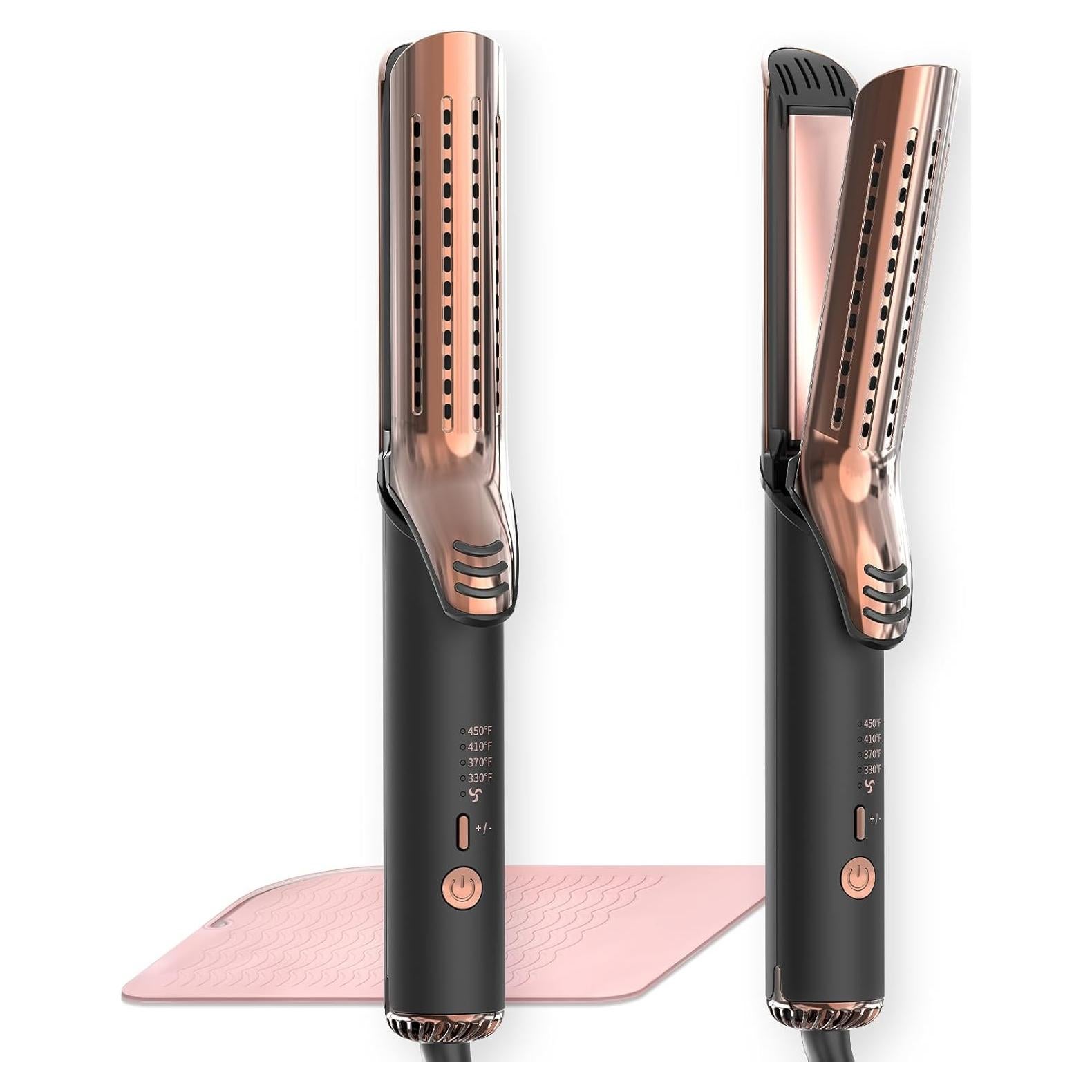 Plancha de Rizar y Alisar Titanio 2 en 1 MESCOMB 27.9cm