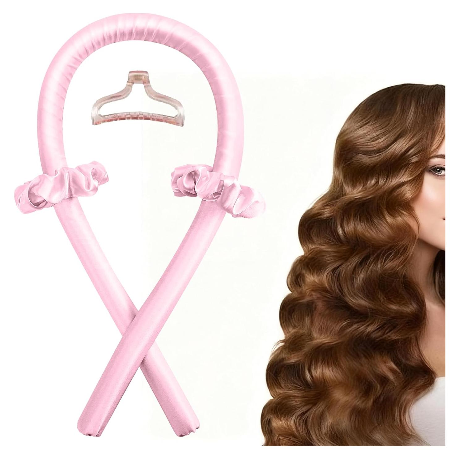 Set de Rulos Sin Calor LXVPKH con Scrunchies y Clips - 3cm x 100cm