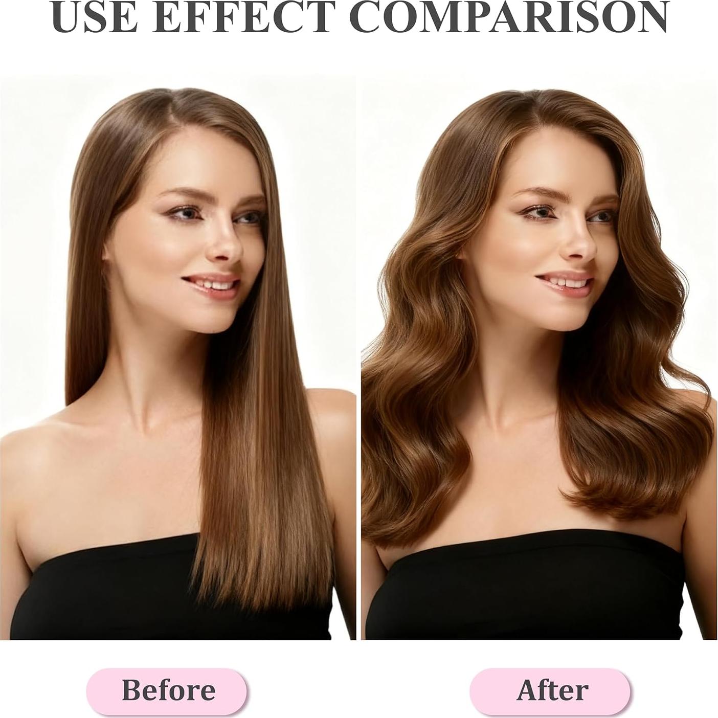 Set de Rulos Sin Calor LXVPKH con Scrunchies y Clips - 3cm x 100cm