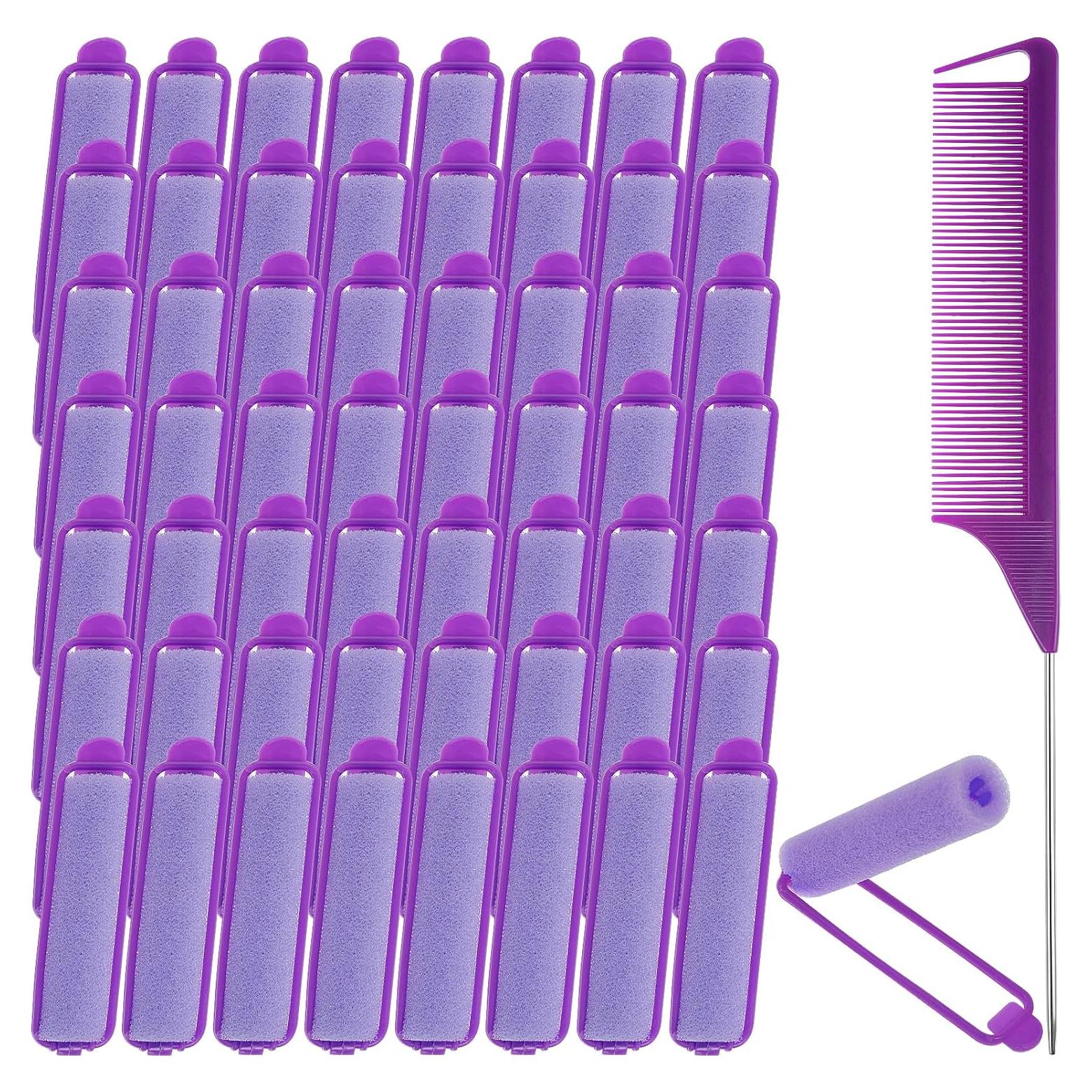 Juego de 56 Rulos de Esponja Aster Sin Calor para Cabello