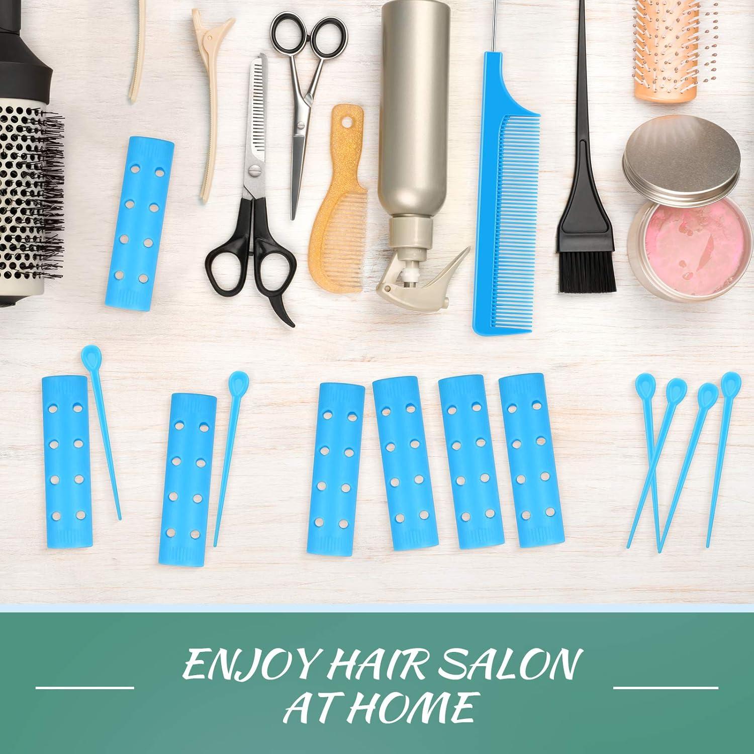 Conjunto de Rulos para Cabello Syhood 29 Piezas Azul 1.6 cm