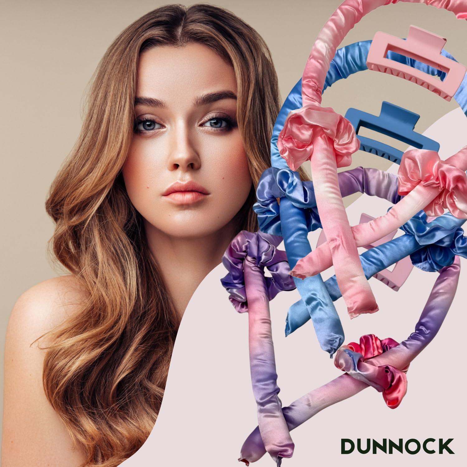 Juego de Rizador de Cabello Sin Calor Dunnock Azul Cielo