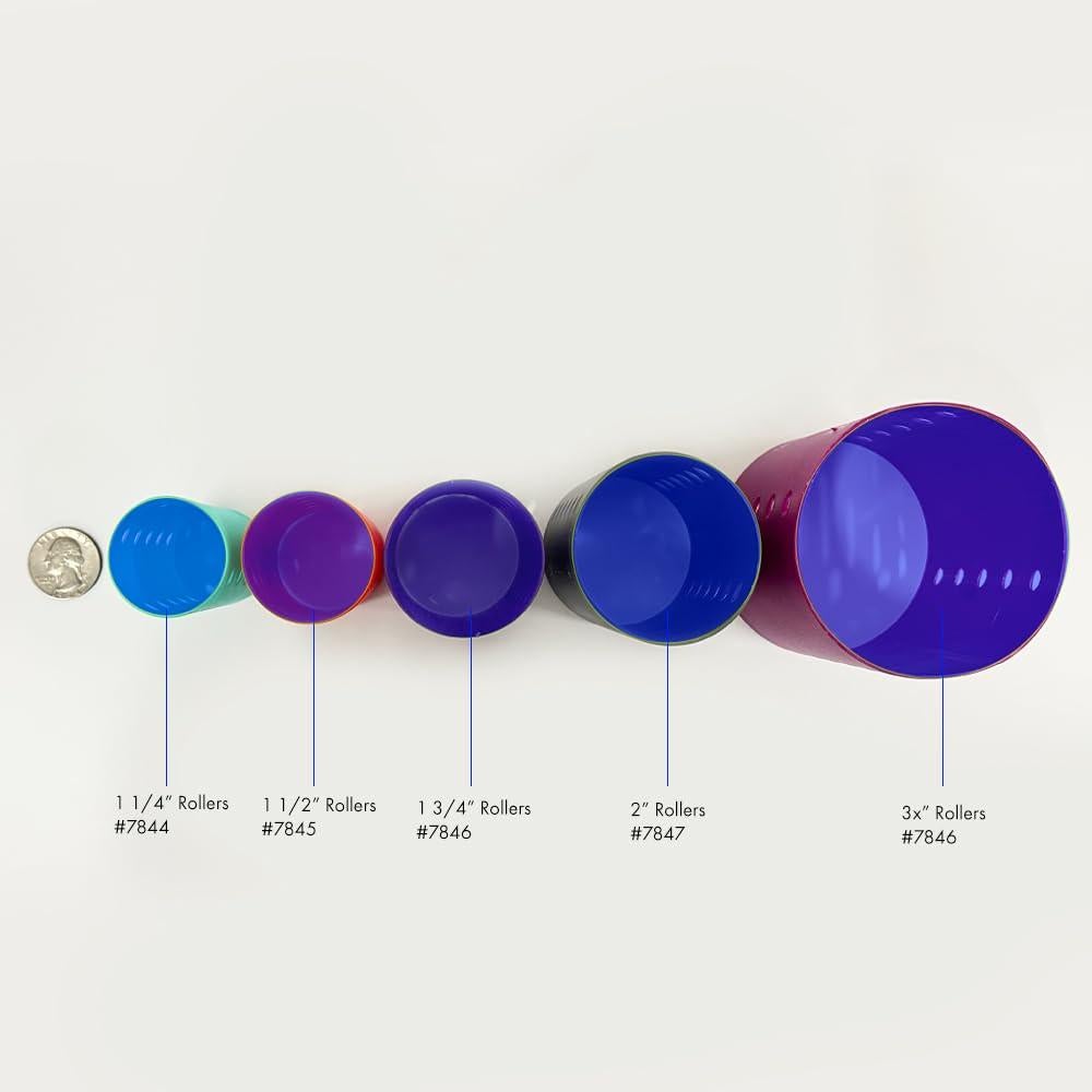 Rulos Magnéticos DONNA 12 Piezas 4.45 cm Púrpura