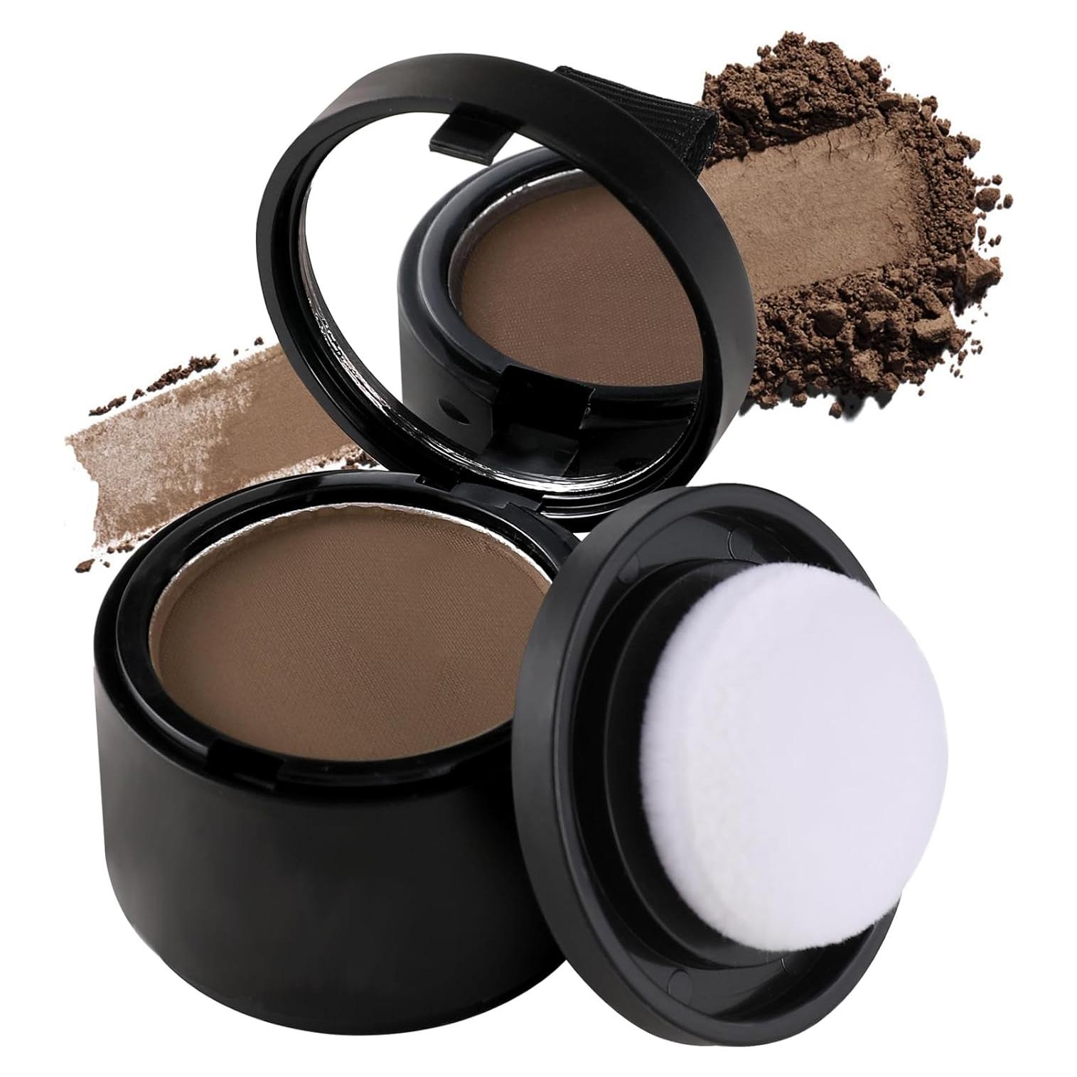 Polvo para Raíces Boobeen 30g - Cobertura Cabello Delgado Marrón Claro