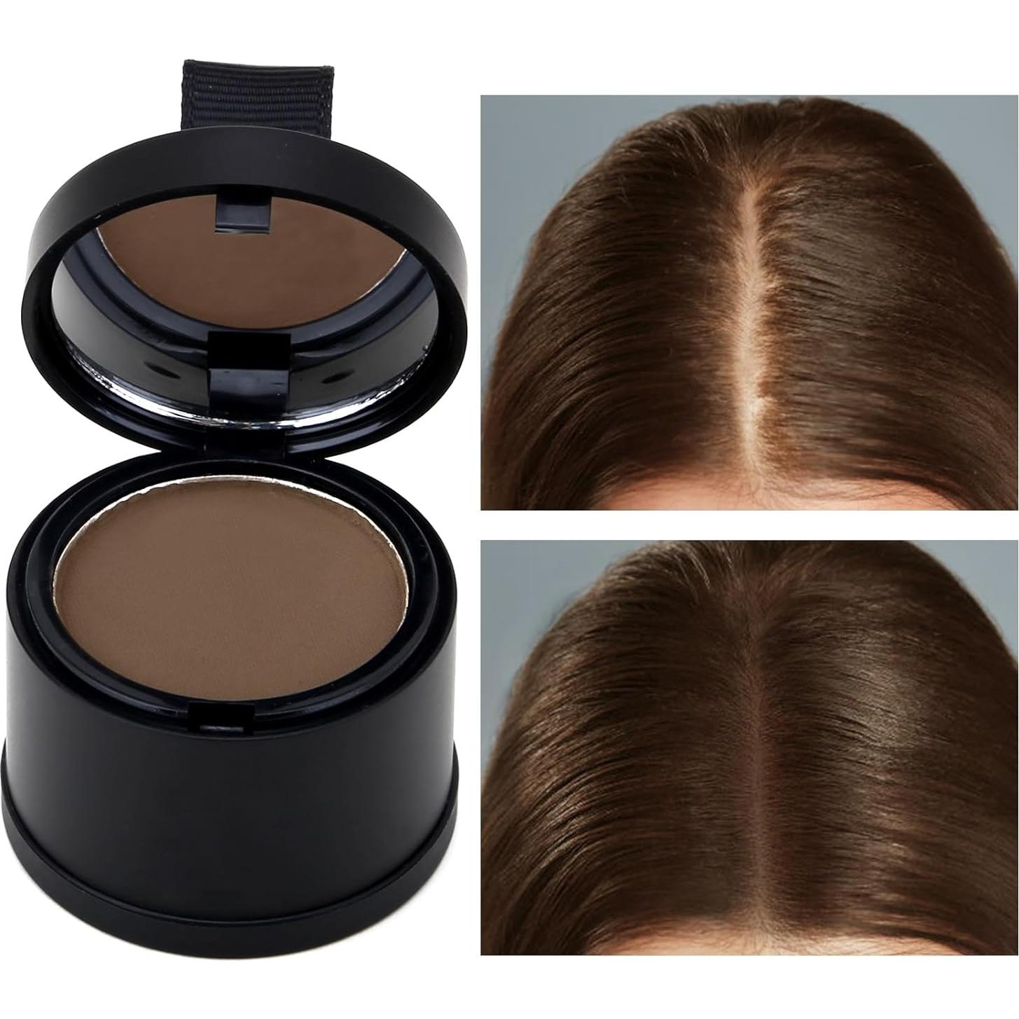 Polvo para Raíces Boobeen 30g - Cobertura Cabello Delgado Marrón Claro