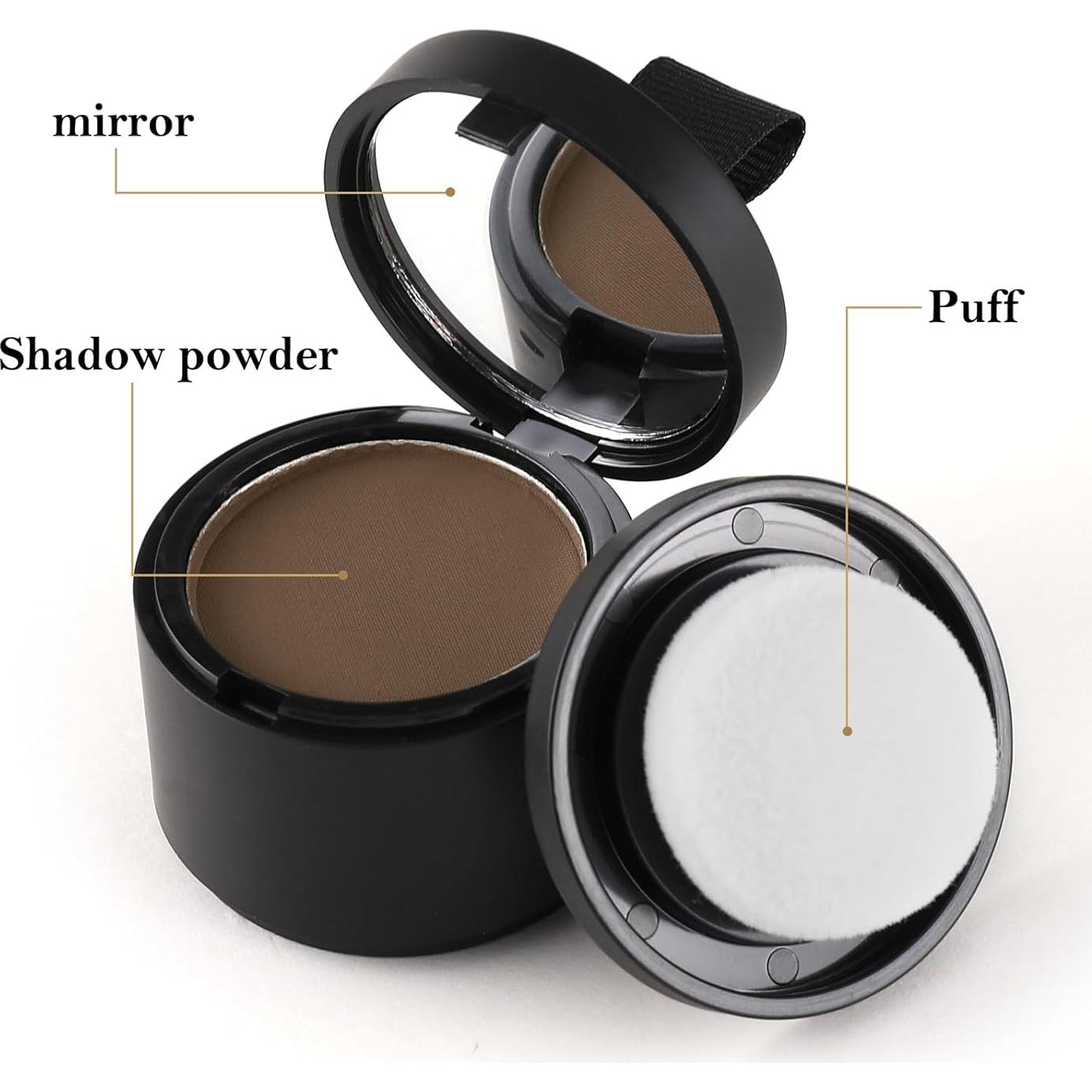 Polvo para Raíces Boobeen 30g - Cobertura Cabello Delgado Marrón Claro