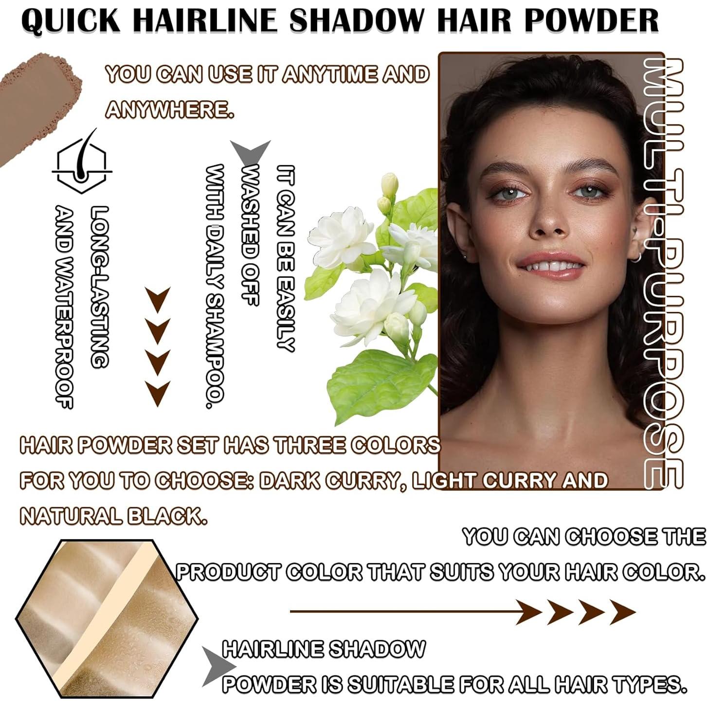 Juego de Polvo para Raíces de Cabello LJYBoBin - 3 Colores