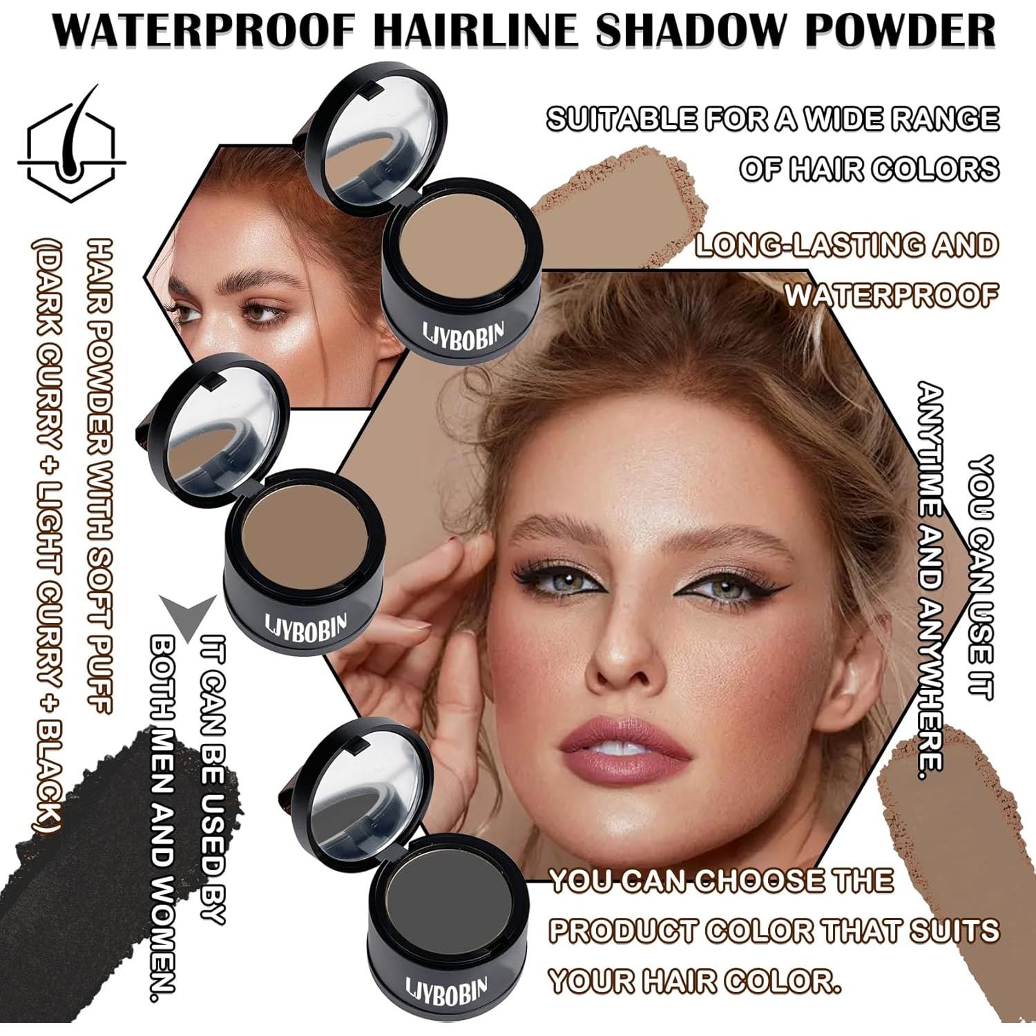 Juego de Polvo para Raíces de Cabello LJYBoBin - 3 Colores