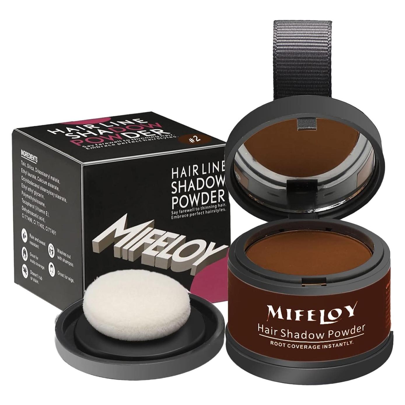Polvo Retoque Raíces Mifeloy Color Marrón Medio 42.5g