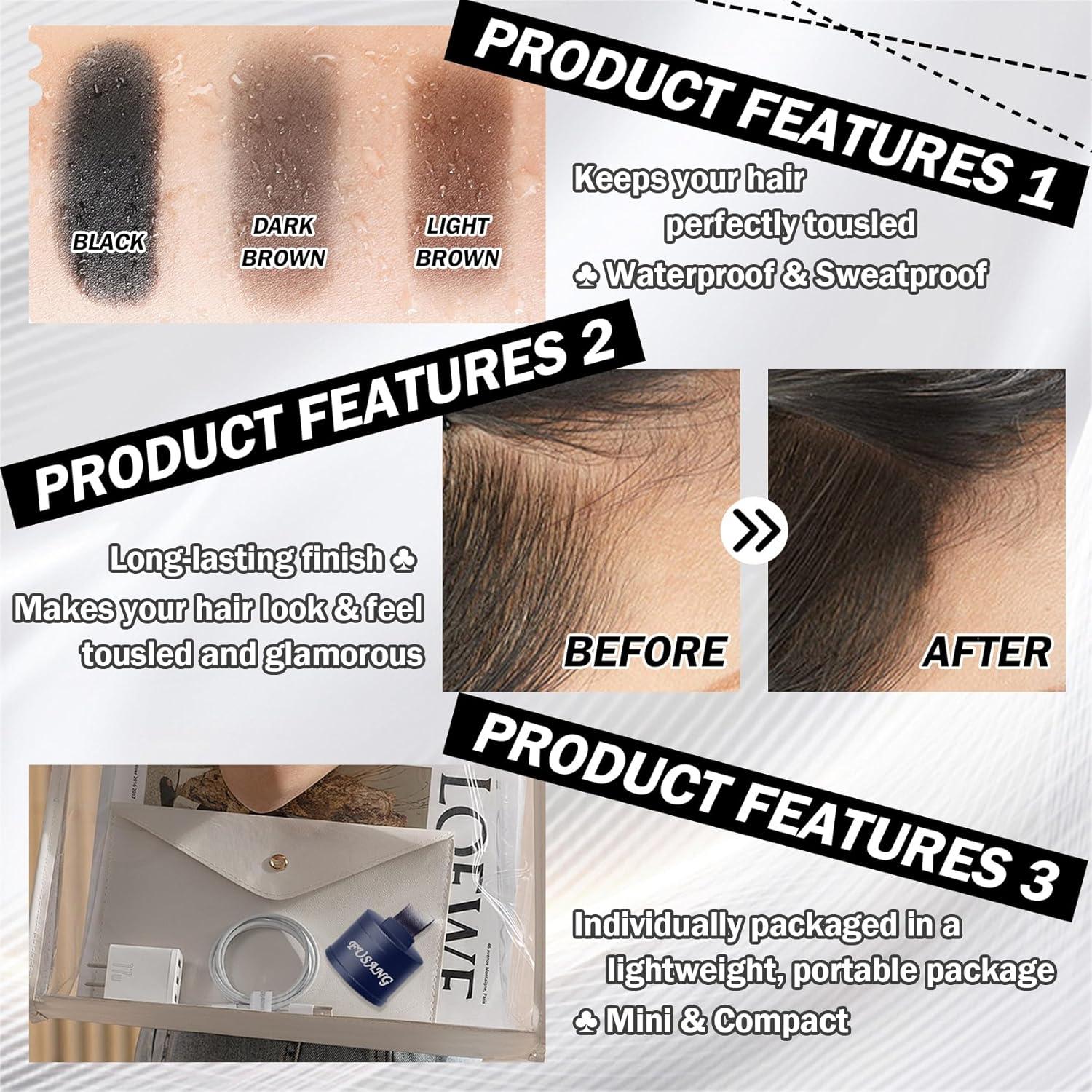 Polvo para Raíces Fusang 3PCS Impermeable y Suave