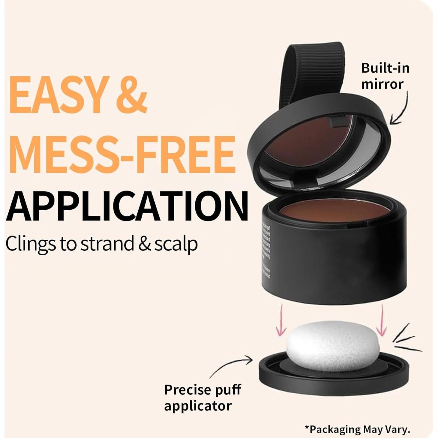 Polvo para Cabello CACRTY - Cubrimiento Raíces Gris Oscuro 40g