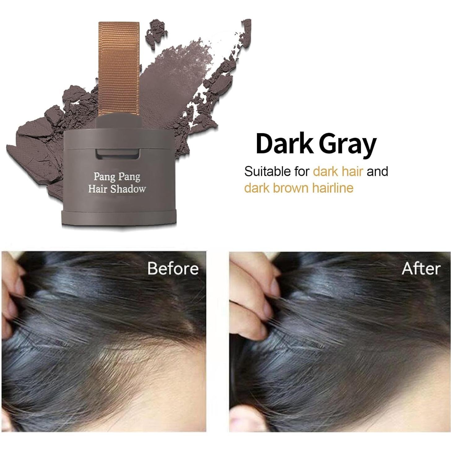 Polvo para Cabello CACRTY - Cubrimiento Raíces Gris Oscuro 40g
