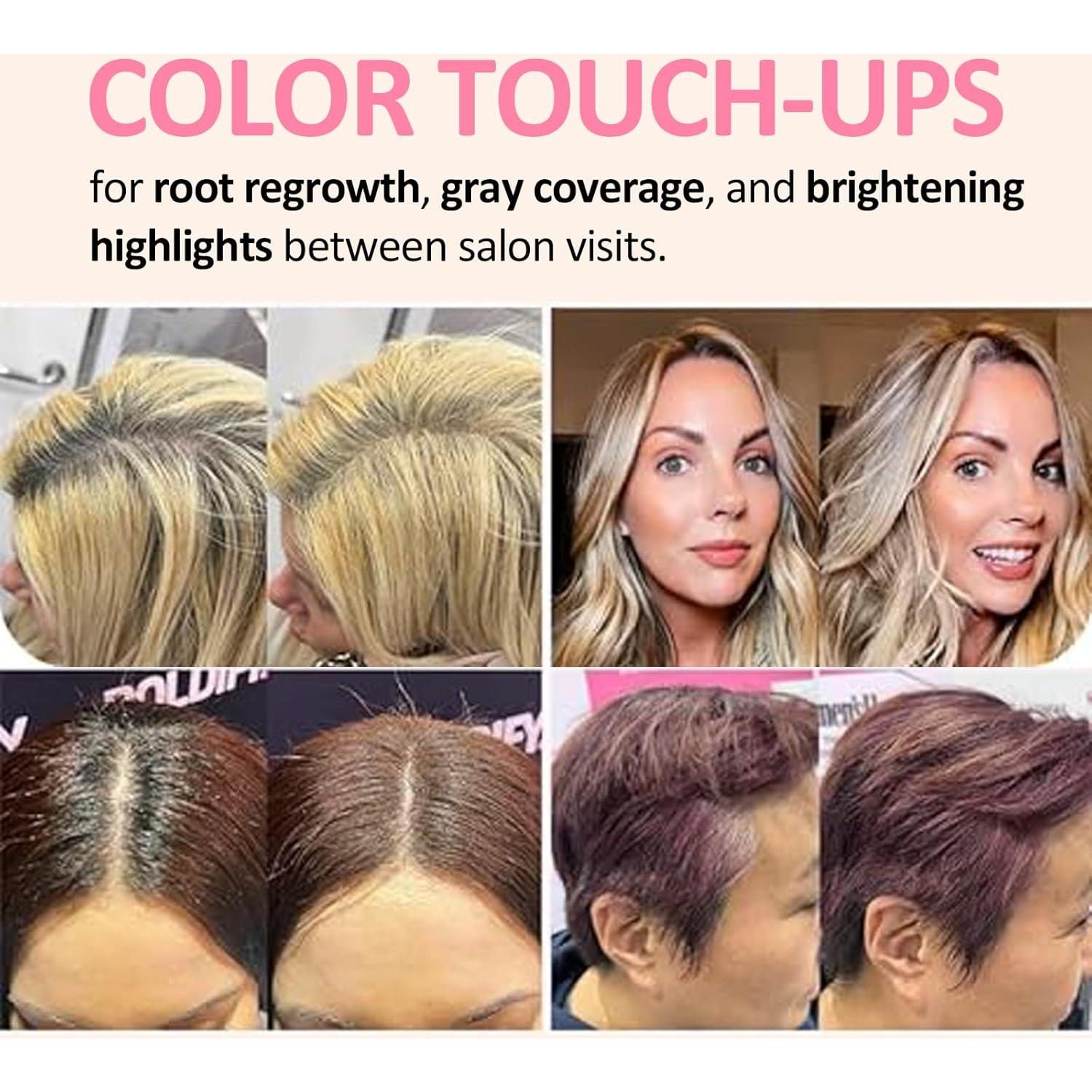 Polvo para Cabello CACRTY - Cubrimiento Raíces Gris Oscuro 40g