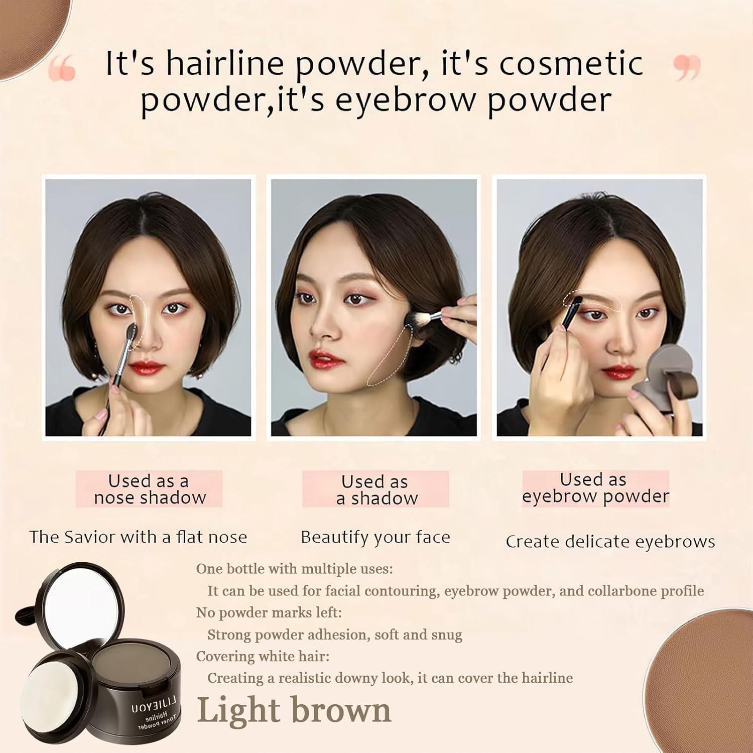 Polvo Tonalizador de Cabello Ylapagne Marrón Claro 1 Pcs