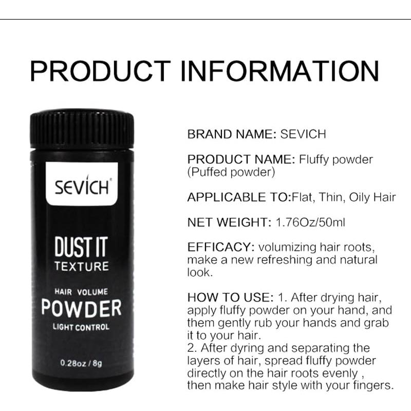 Polvo Texturizante para Cabello SEVICH 8g - Voluminizador Natural